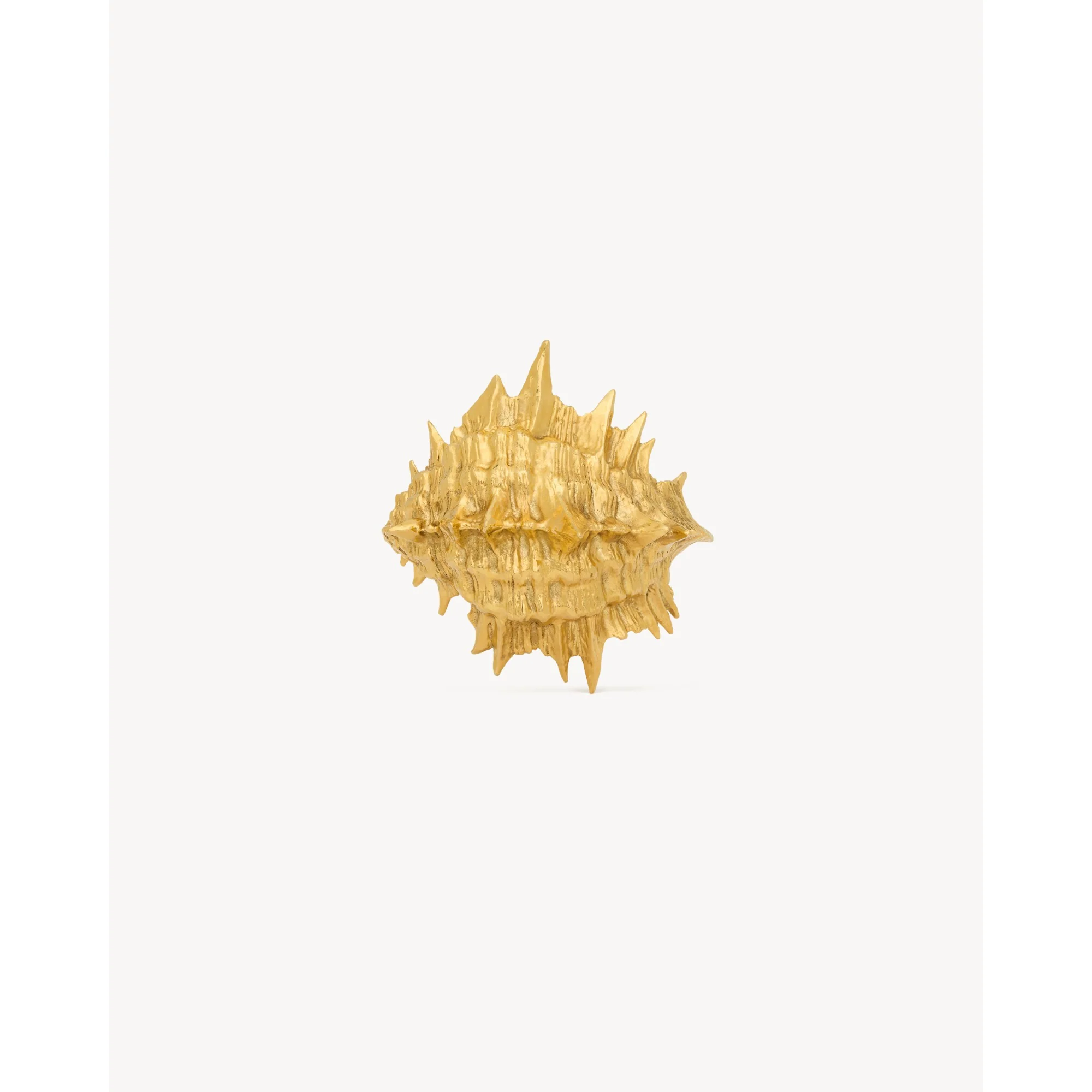 Spiky Shell Cuff - Or Laiton Satine Leg - Image 4