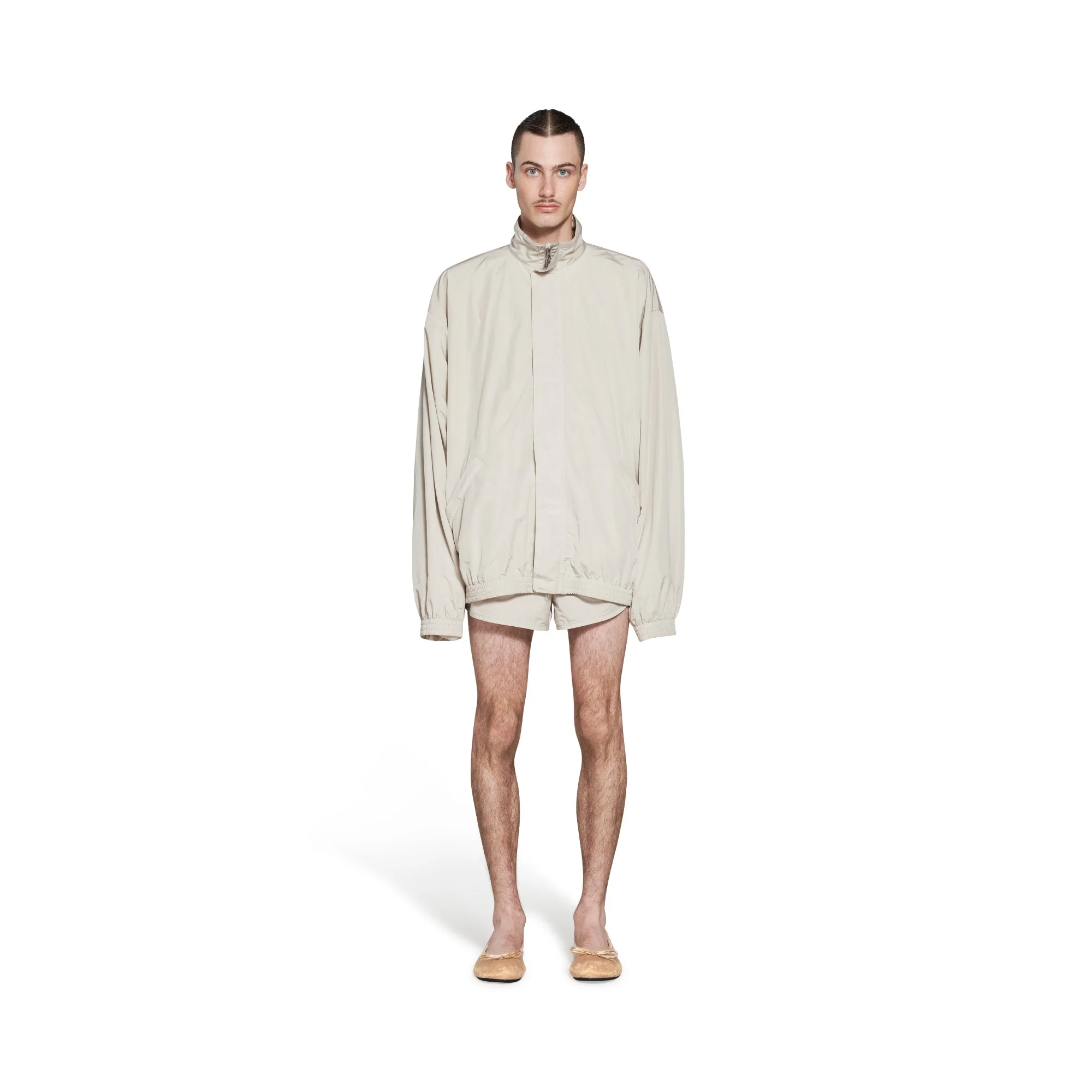Leopold Flat Satin Worn Out - Light Beige - Image 4