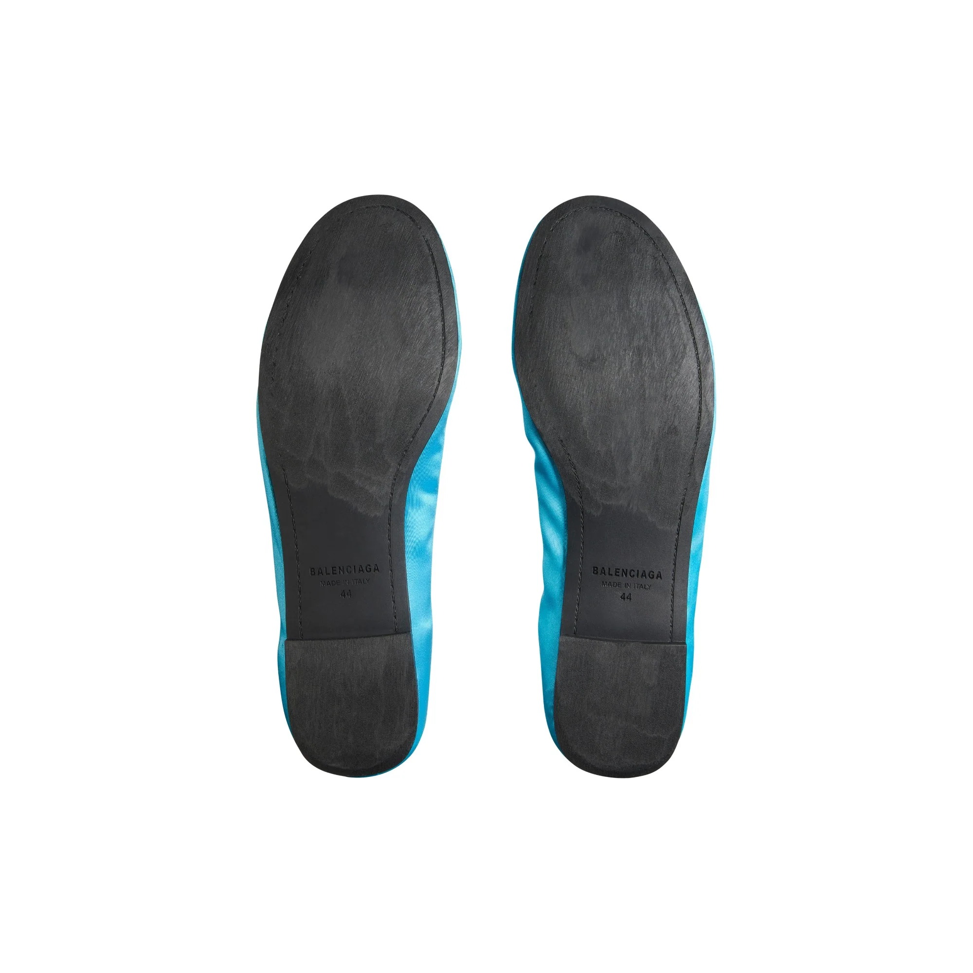 Leopold Flat Satin Worn Out - Turquoise - Image 4