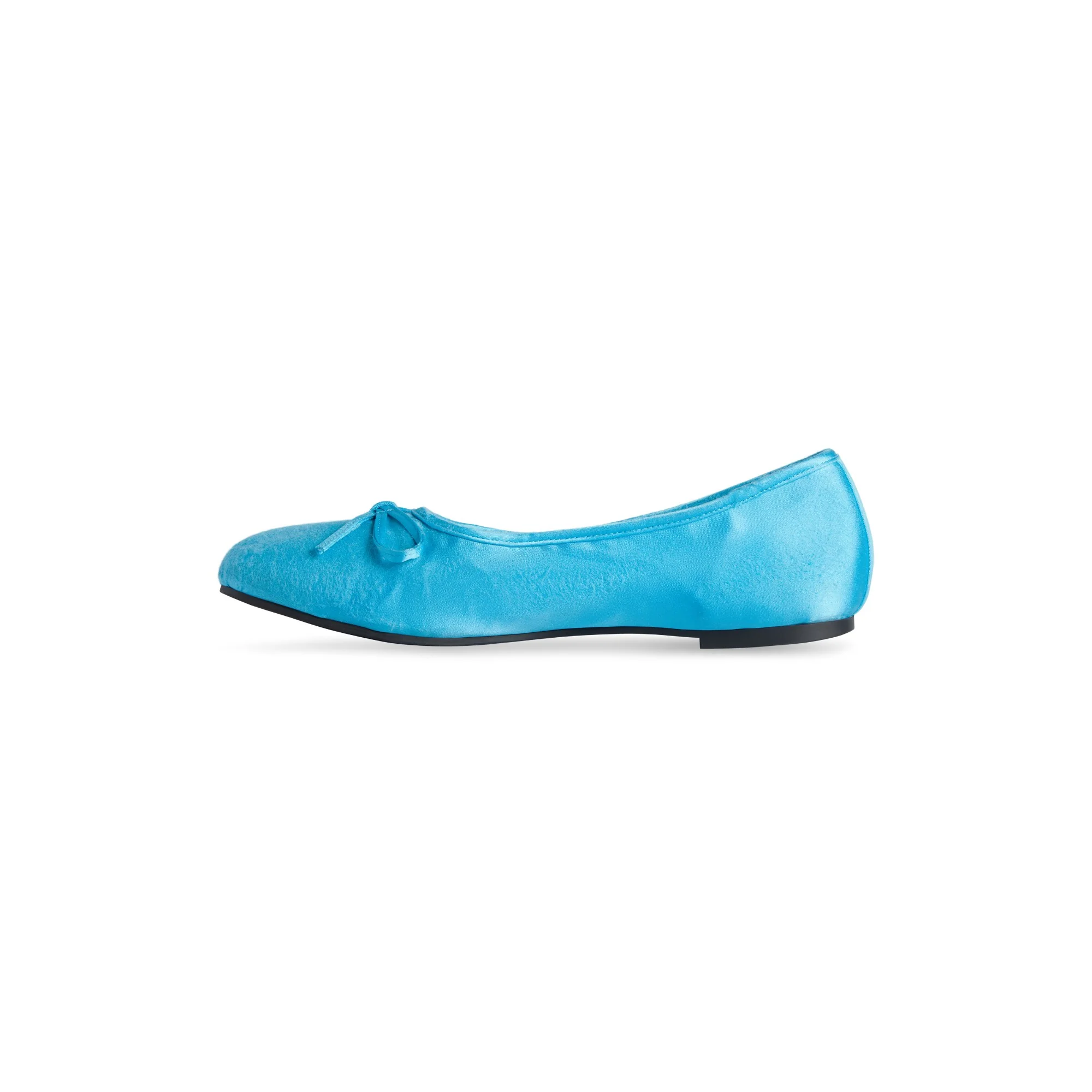 Leopold Flat Satin Worn Out - Turquoise - Image 9