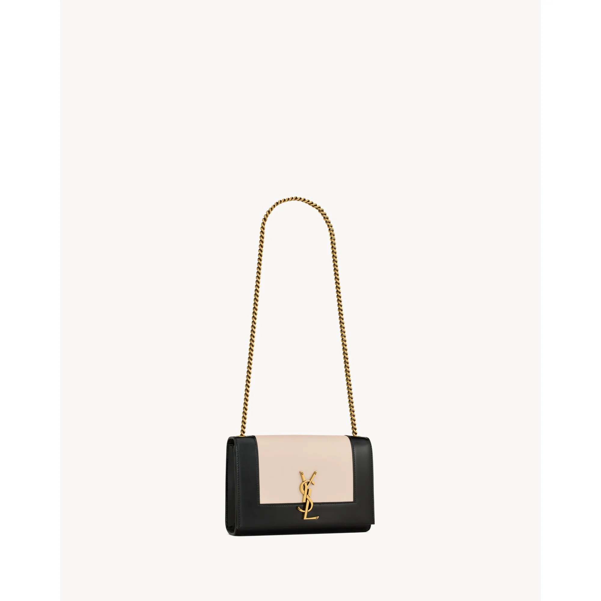 Small Kate Chain Bag - White Seal/Nero - Image 6