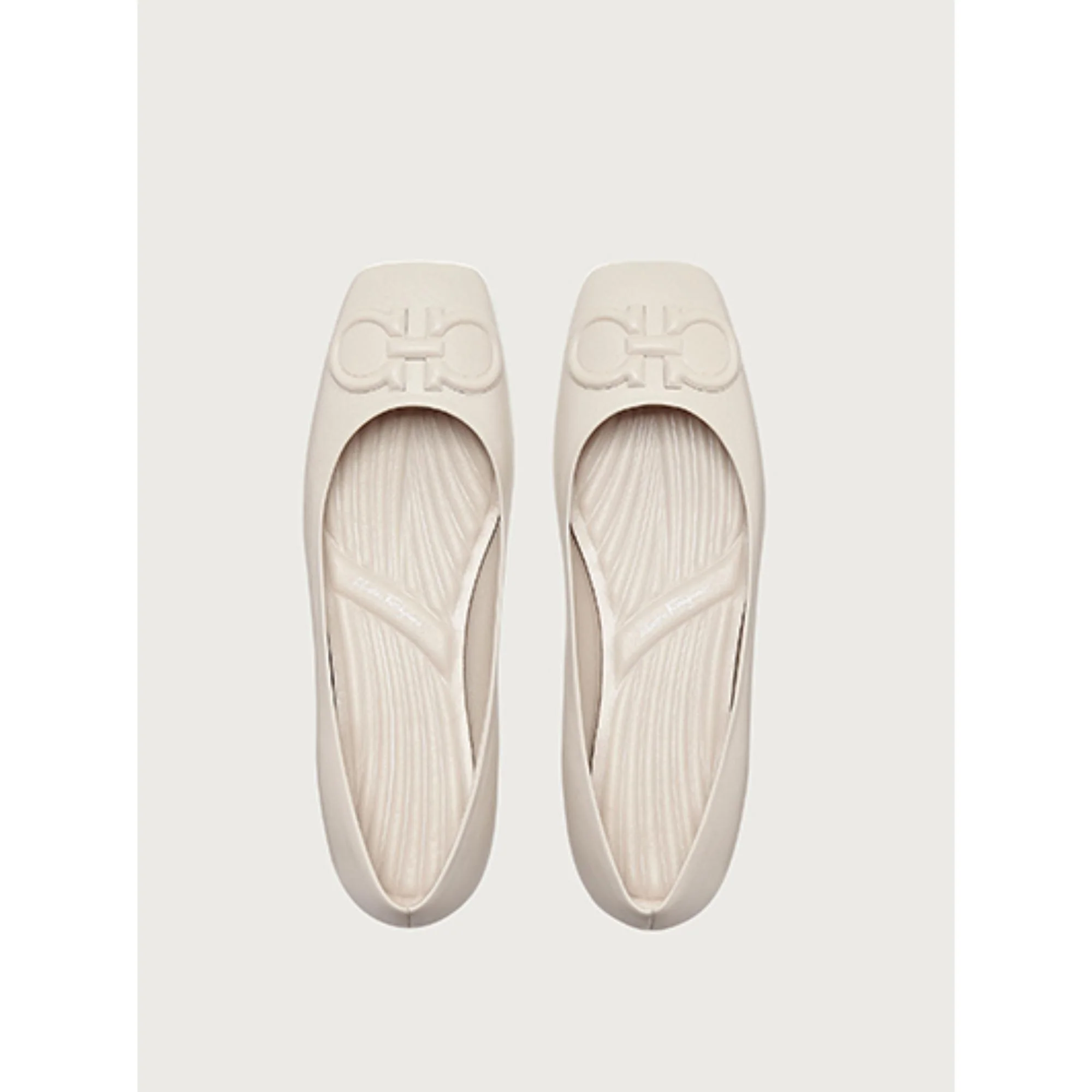 Gancini Ballet Flats - Bone - Image 2