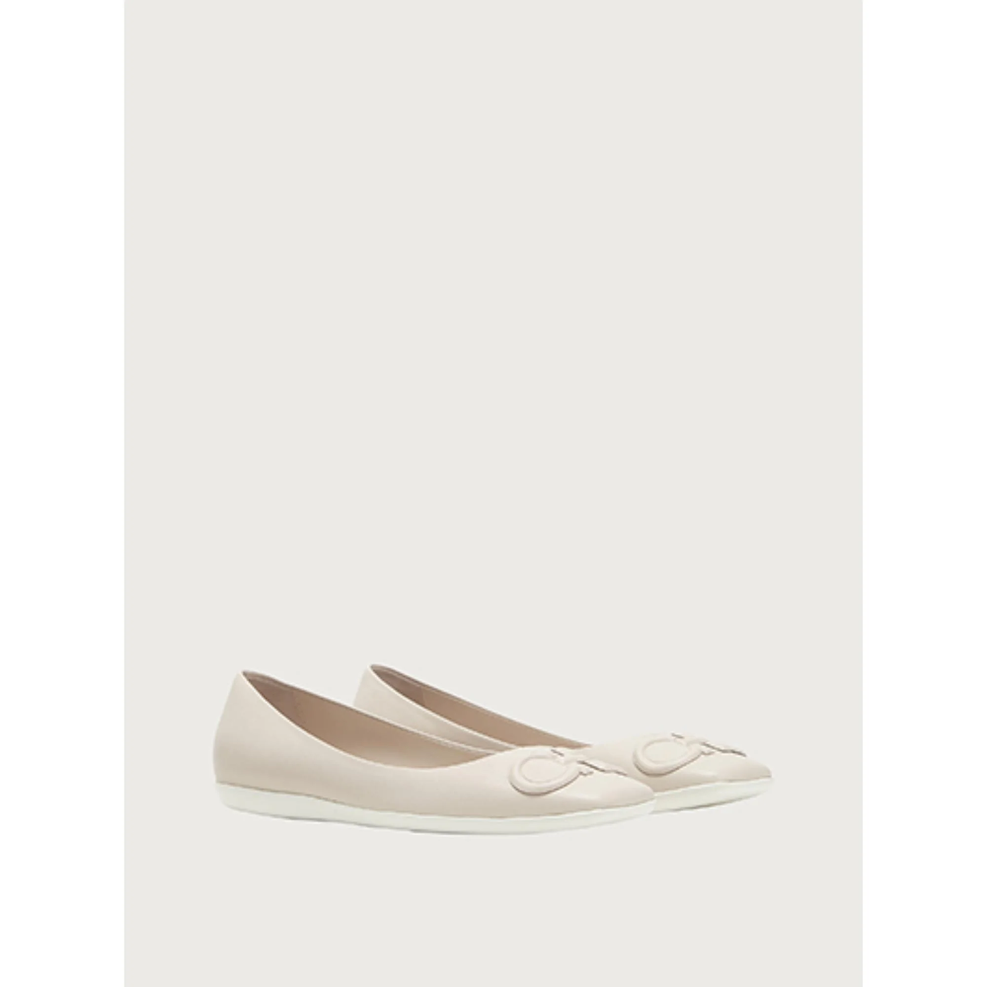 Gancini Ballet Flats - Bone - Image 3
