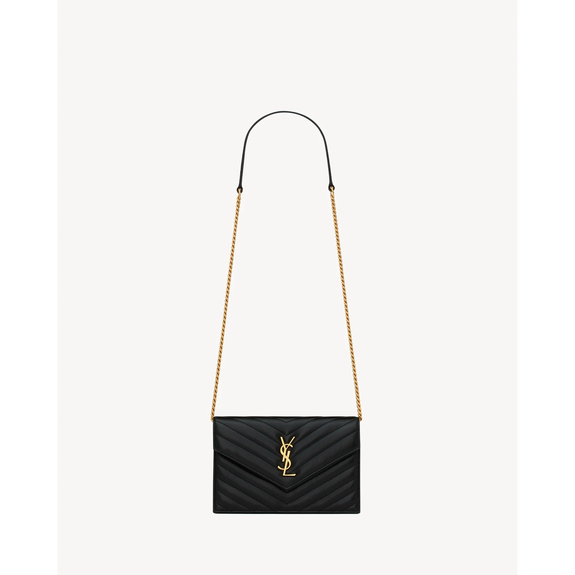 Envelope Chain Wallet - Nero