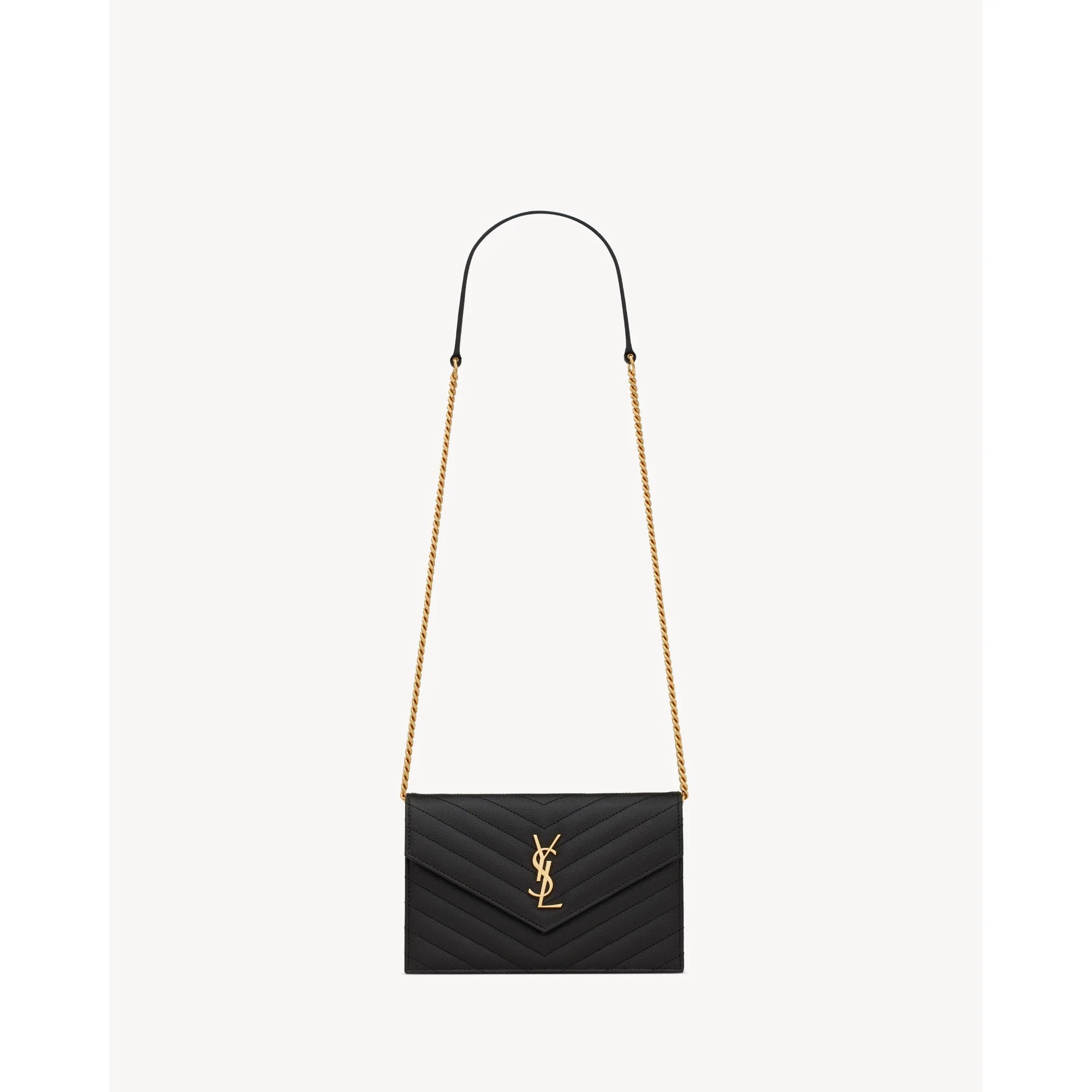 Envelope Chain Wallet - Nero