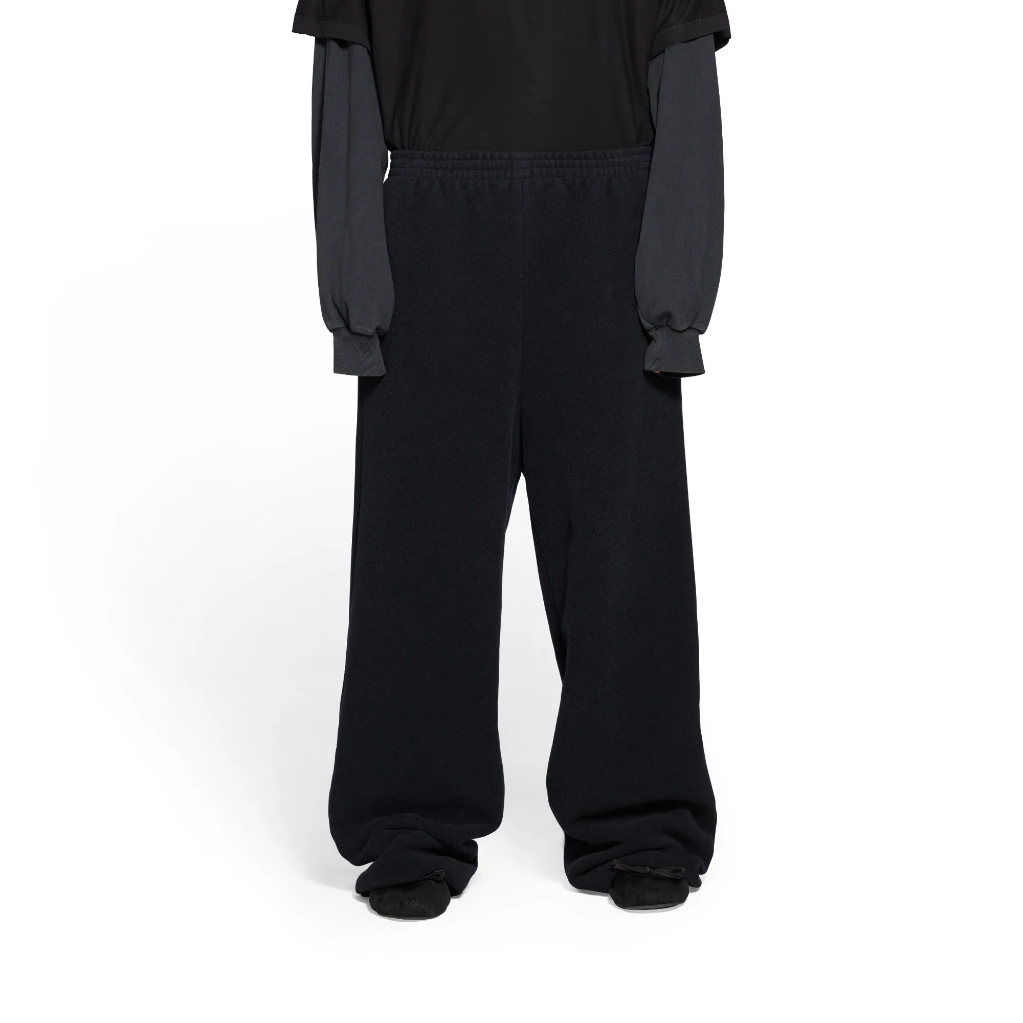 Elastic Waist Pants - Dark Navy - Image 3