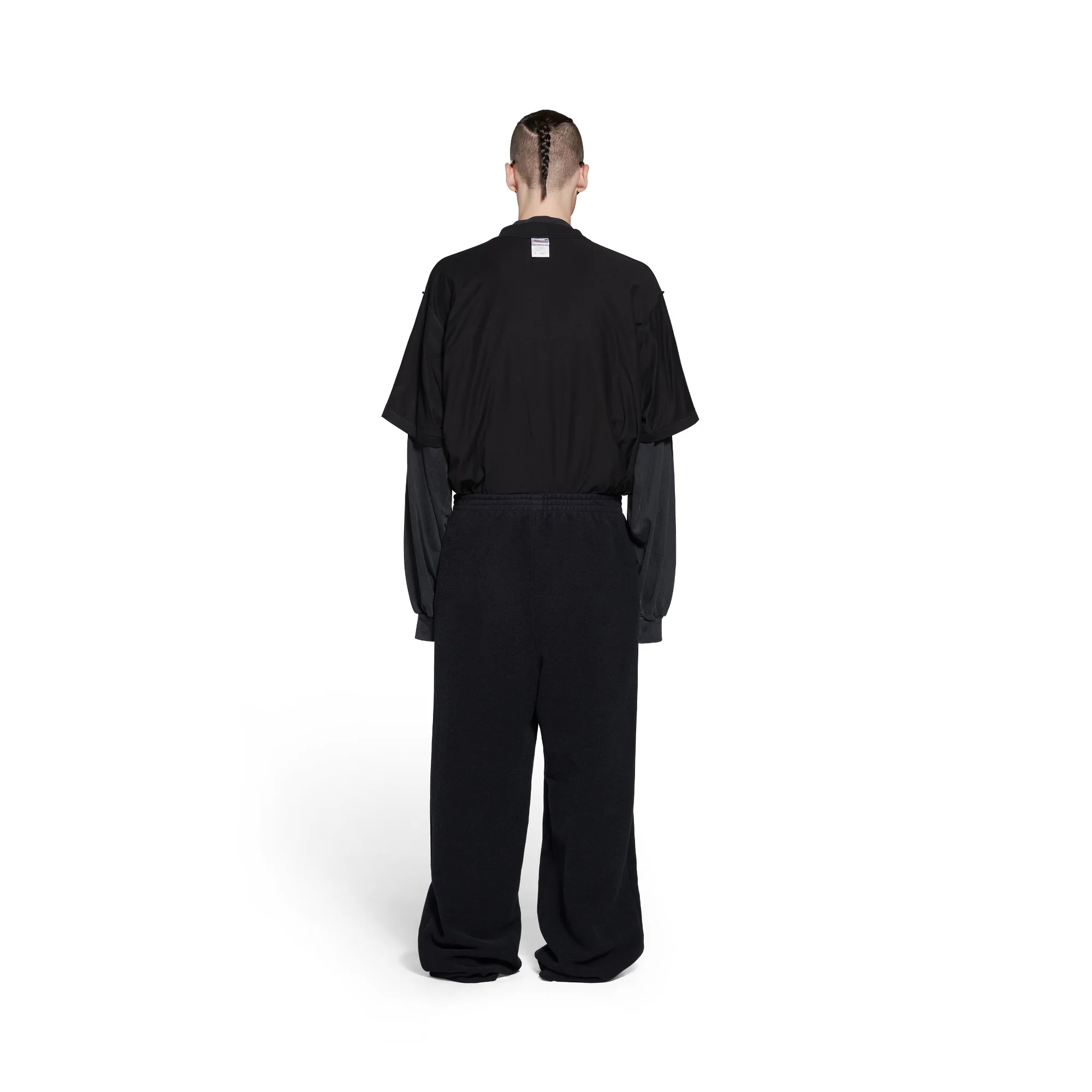 Elastic Waist Pants - Dark Navy - Image 5