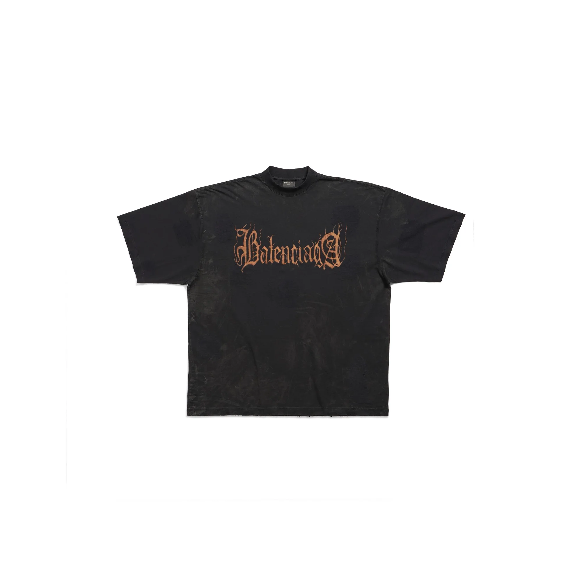 Large Fit T-Shirt - Washed Black