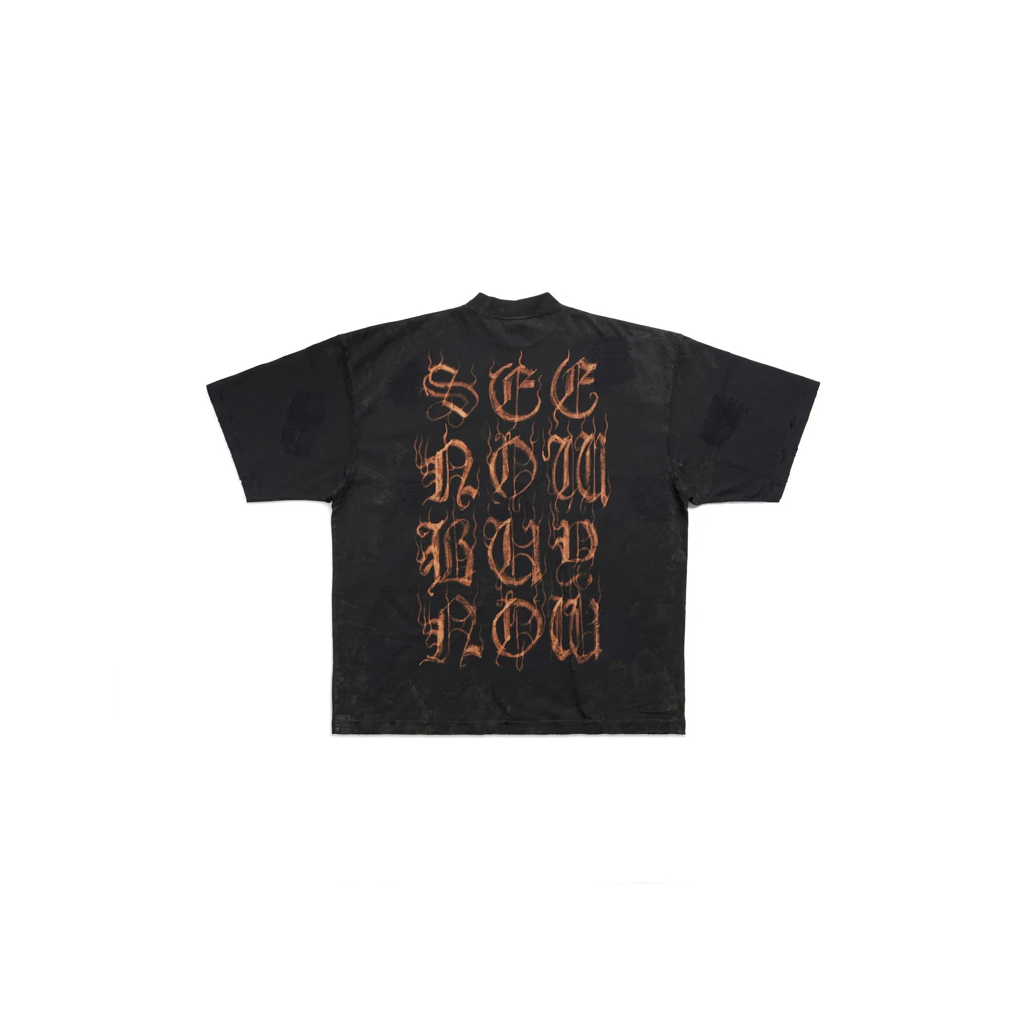 Large Fit T-Shirt - Washed Black - Image 2