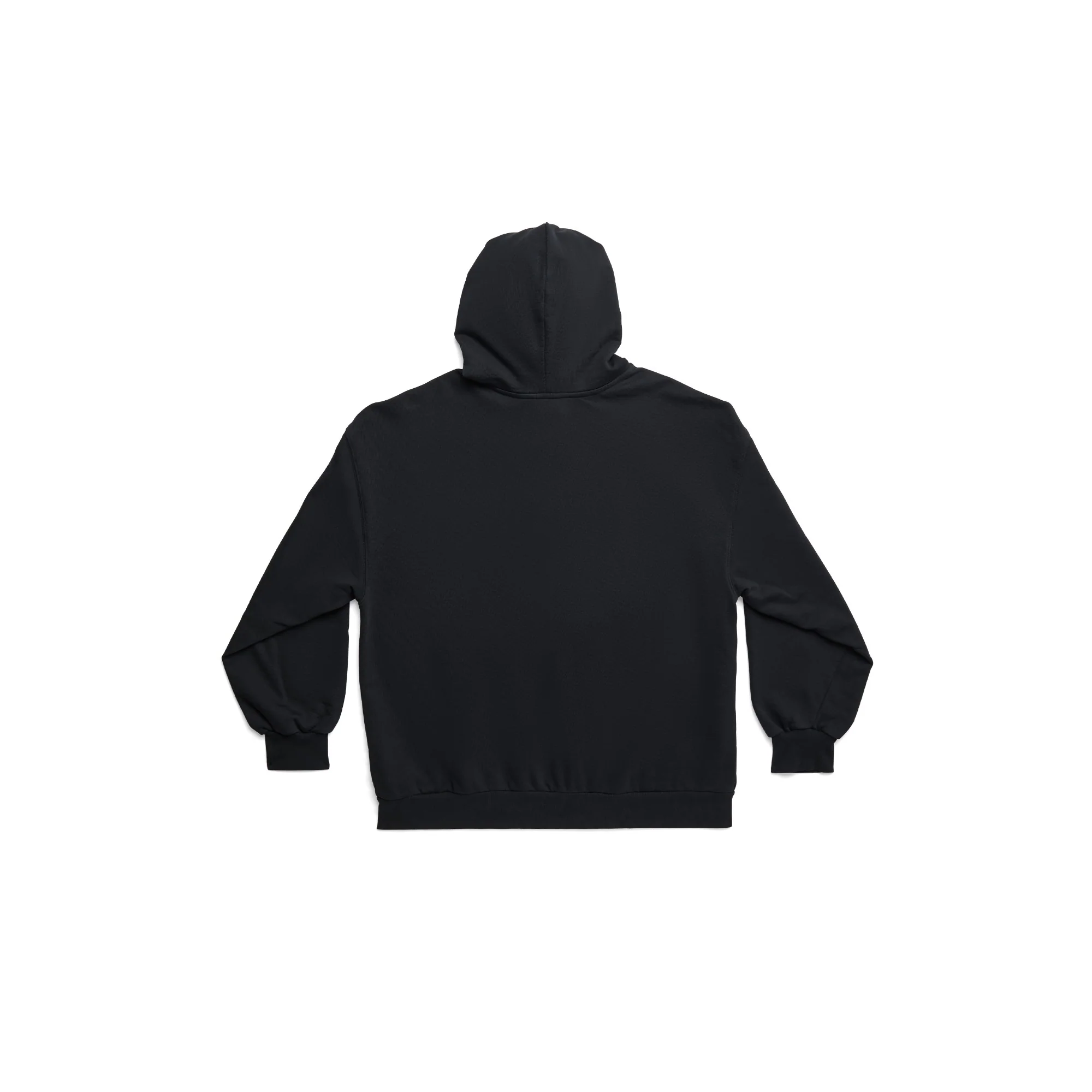 Small Zip-Up Hoodie - Washed Black - Image 2