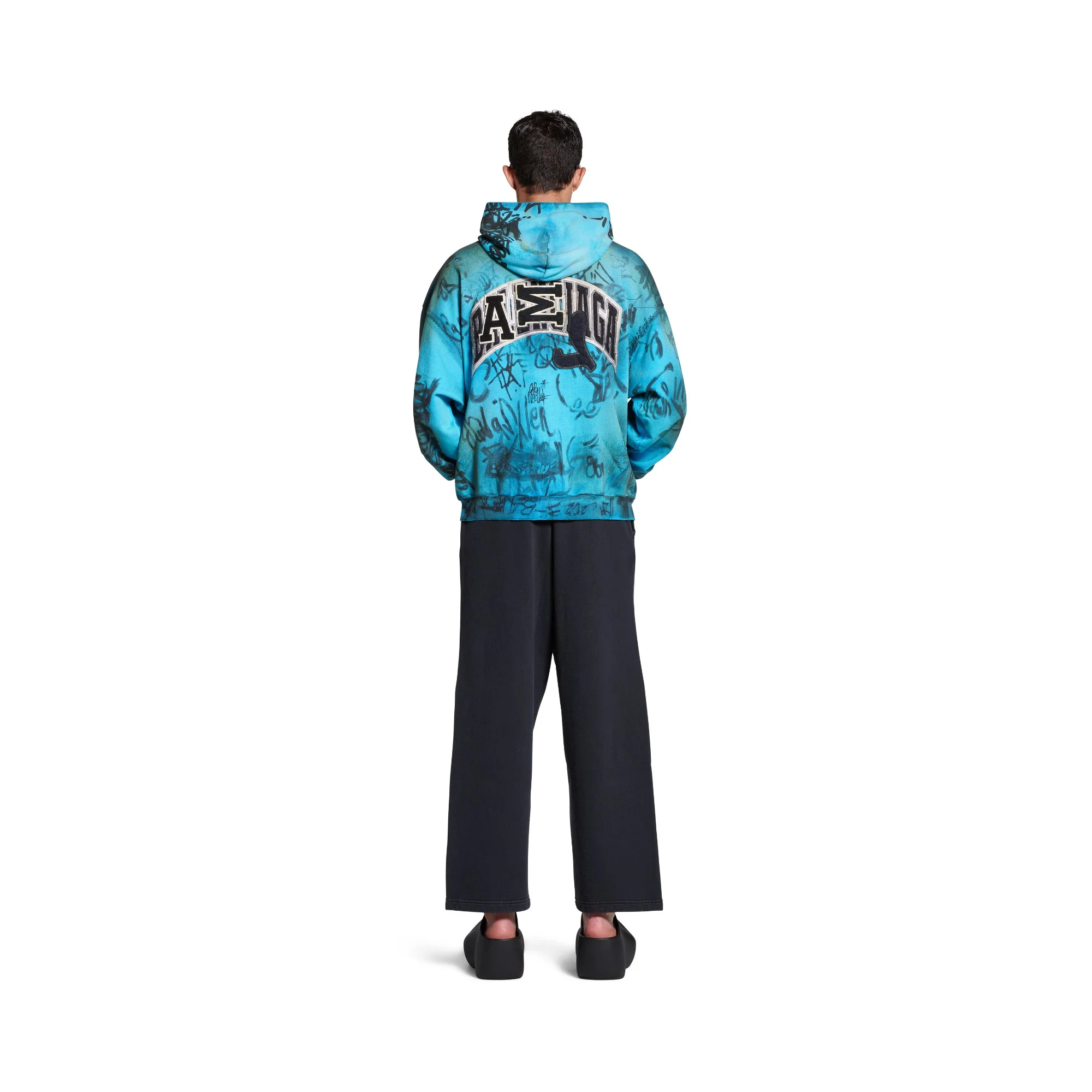 Medium Fit Zip-Up Hoodie - Azure - Image 5