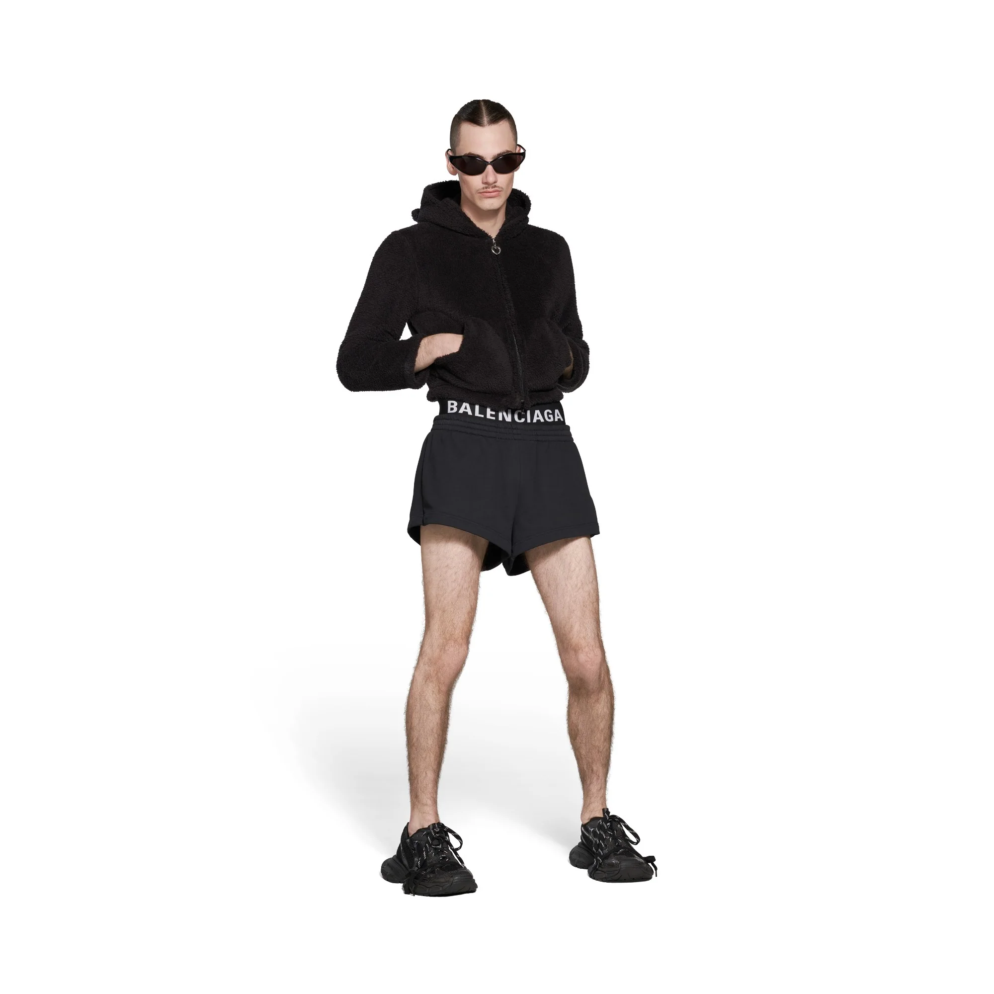Running Shorts - Stonewash Black - Image 3
