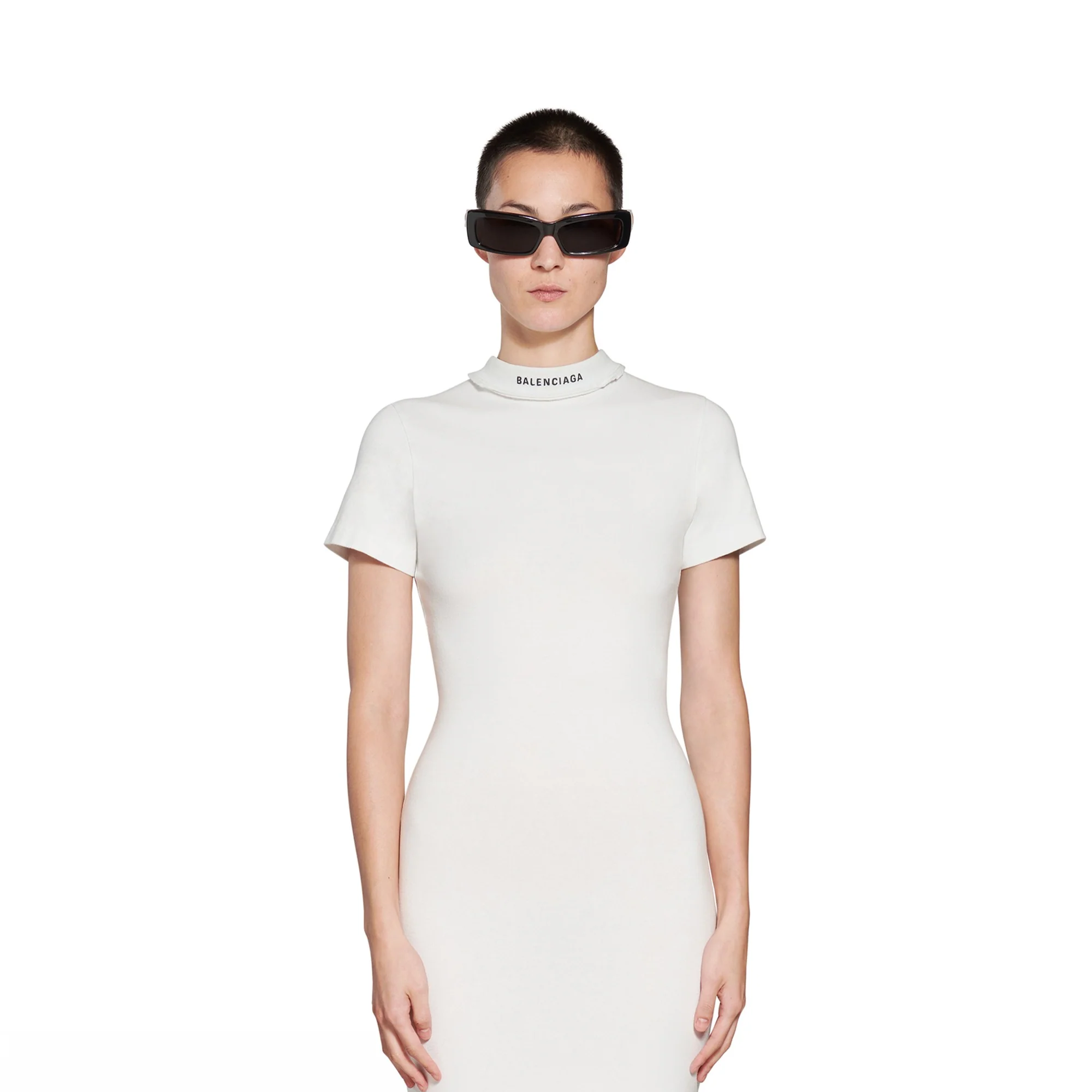 Maxi T-Shirt Dress - Dirty White - Image 3