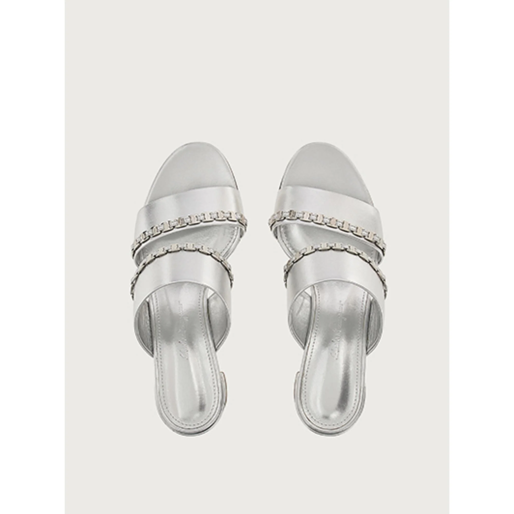 Vara Chain Sandals - Silver - Image 2