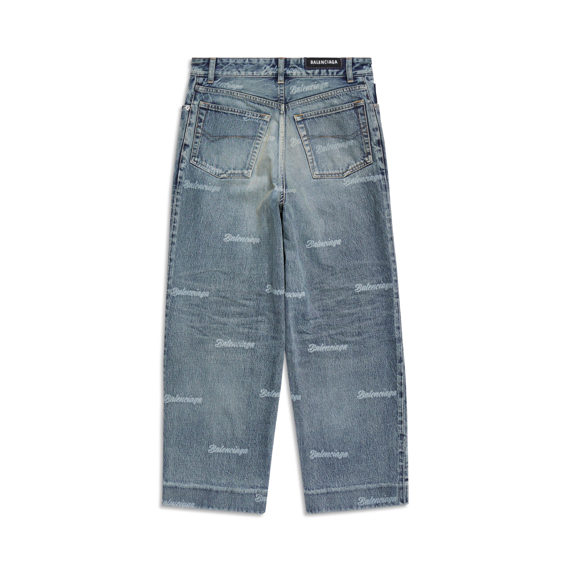 Cropped Pants - Pale Blue - Image 2