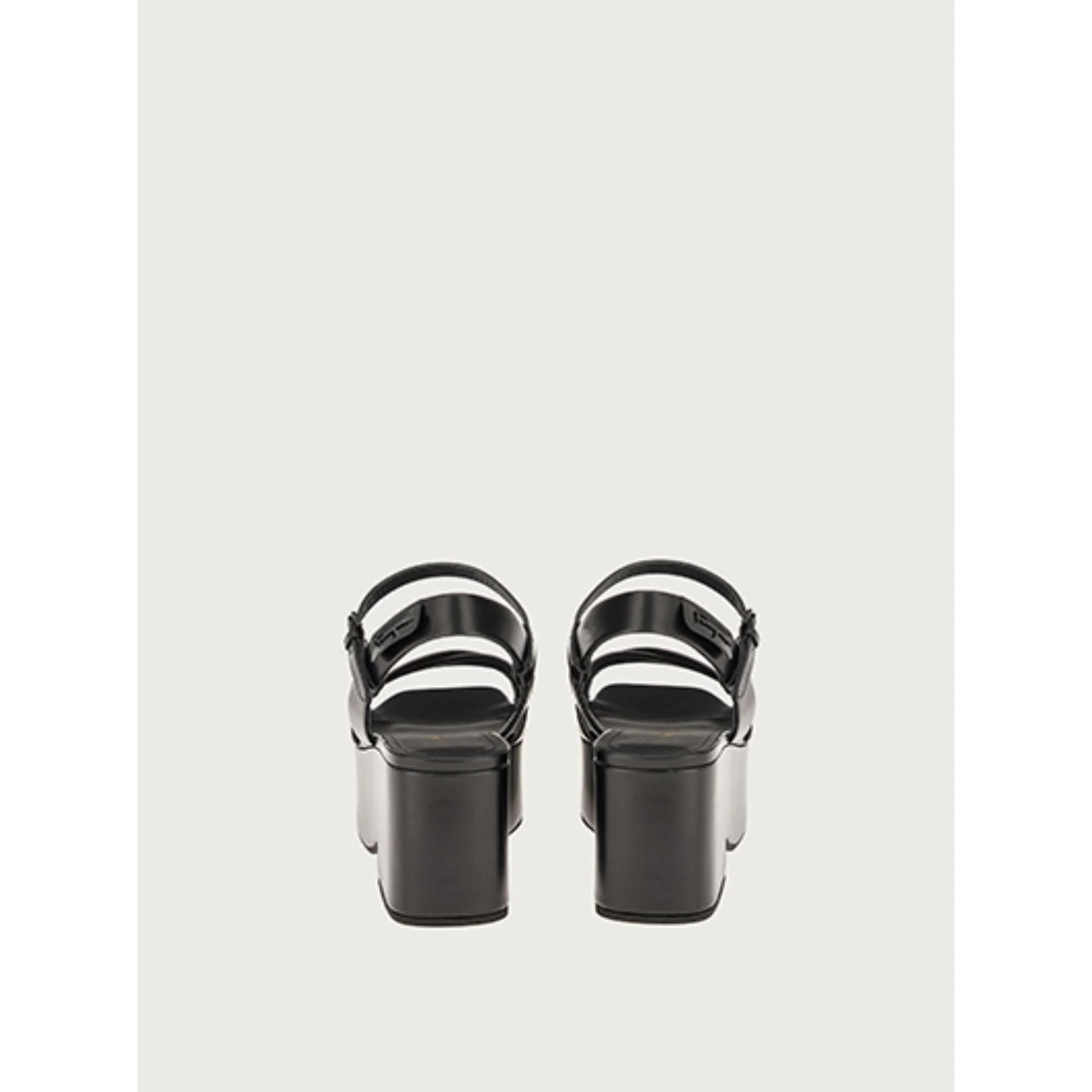 Platform Sandals - Black - Image 4