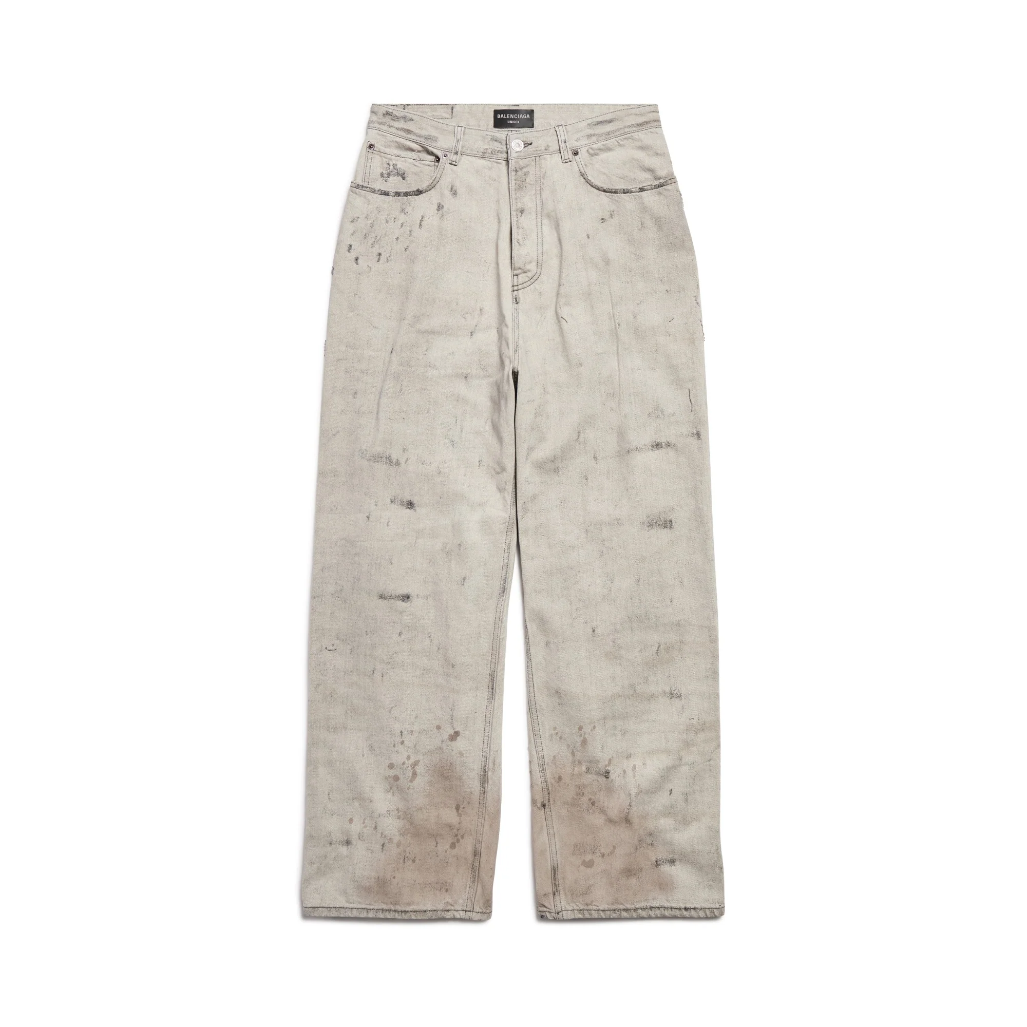 Super Destroyed Baggy Pants - Bleached Outback