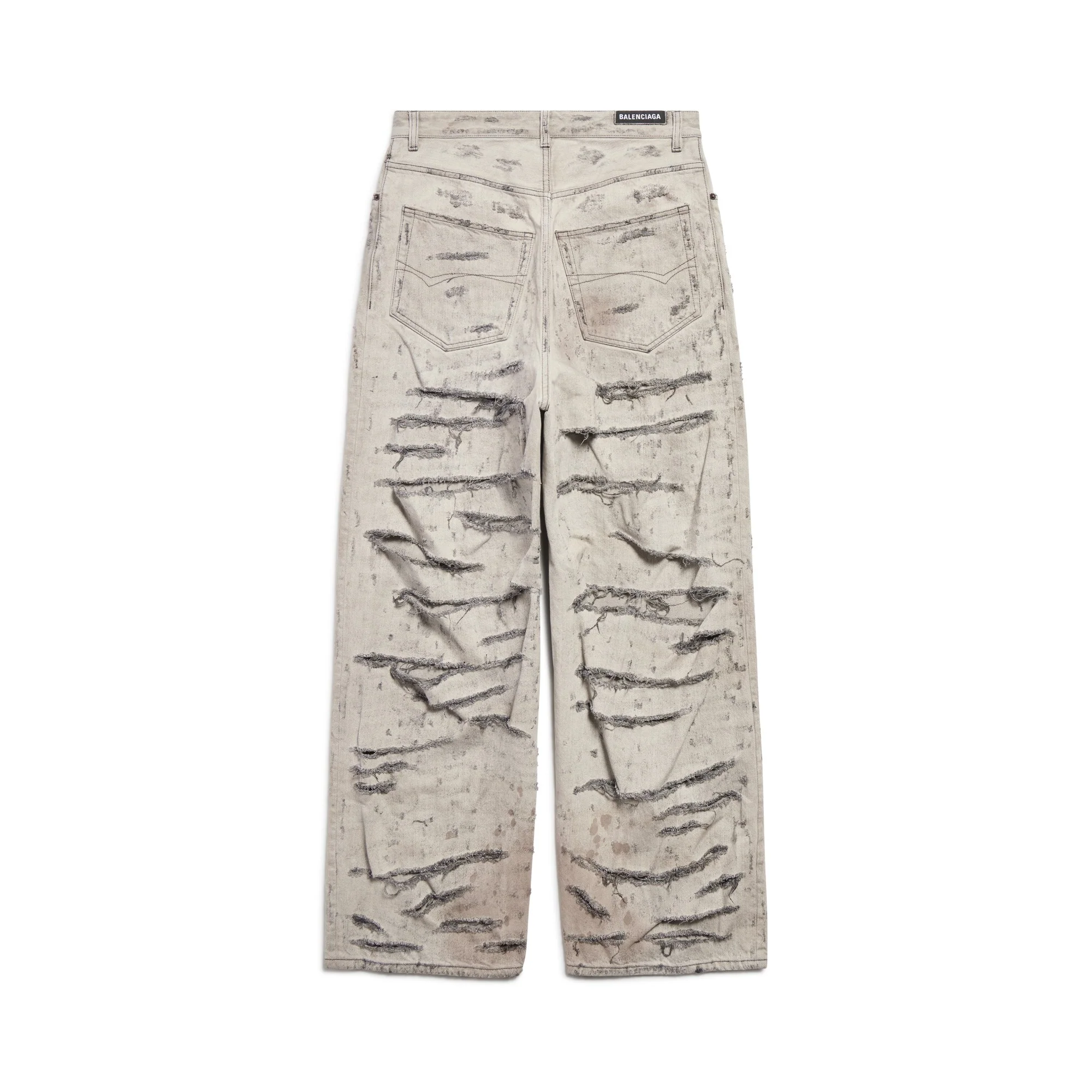 Super Destroyed Baggy Pants - Bleached Outback - Image 2