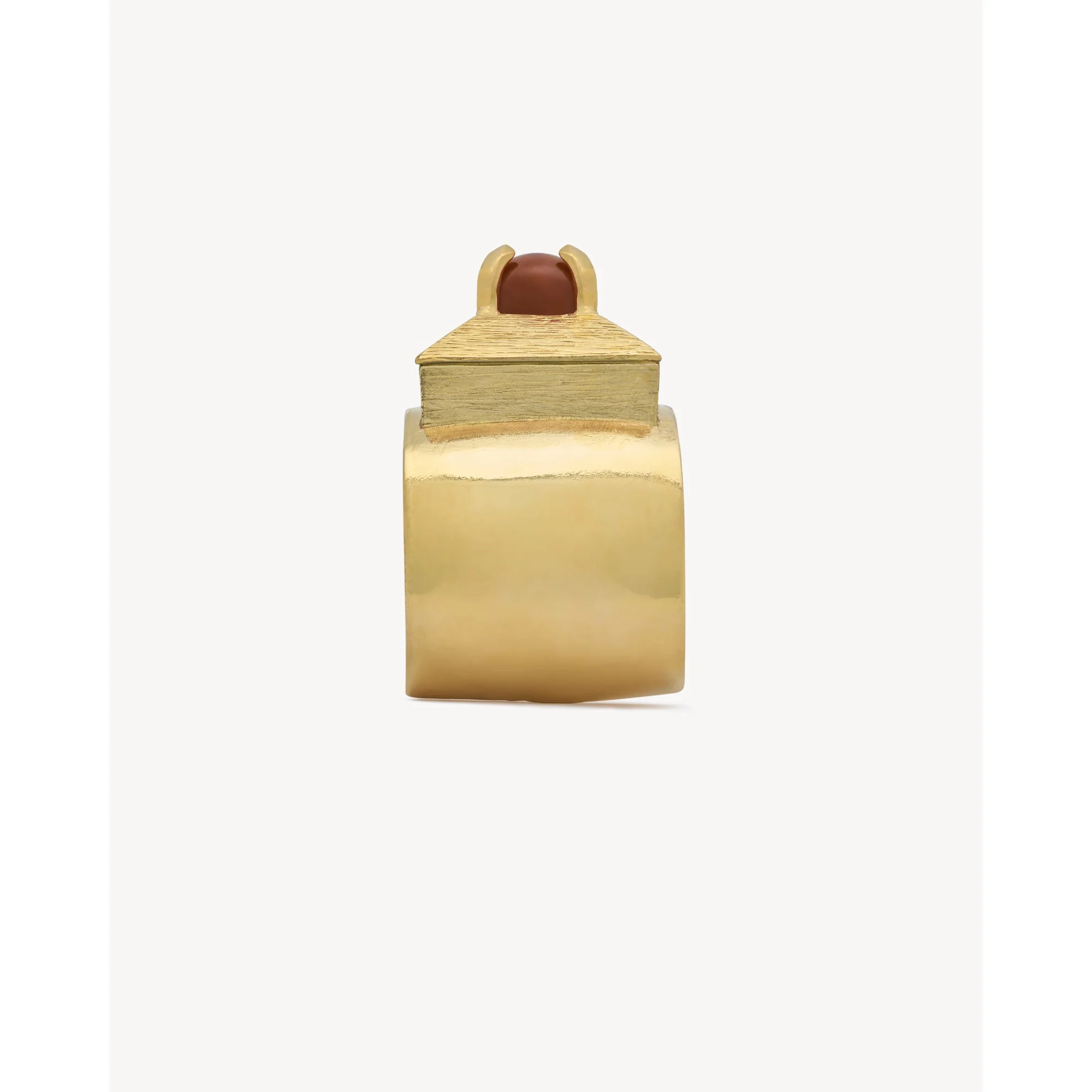 Stone & Square Cuff - Dore/Rouge - Image 3