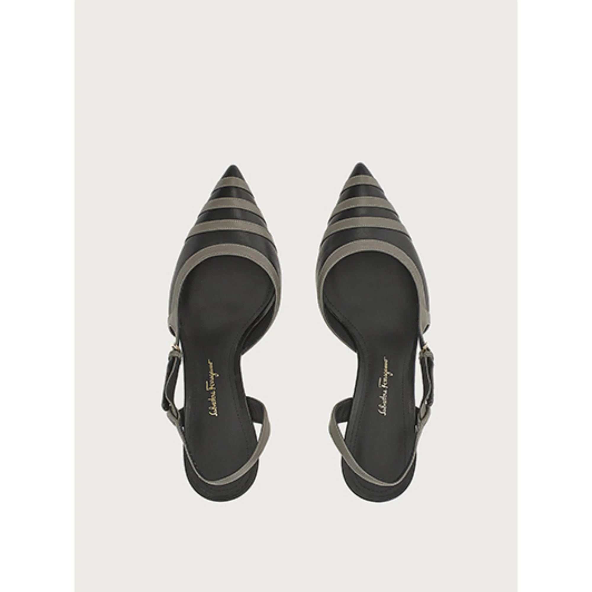 Dual Color Slingback - Black/Sparrow - Image 2