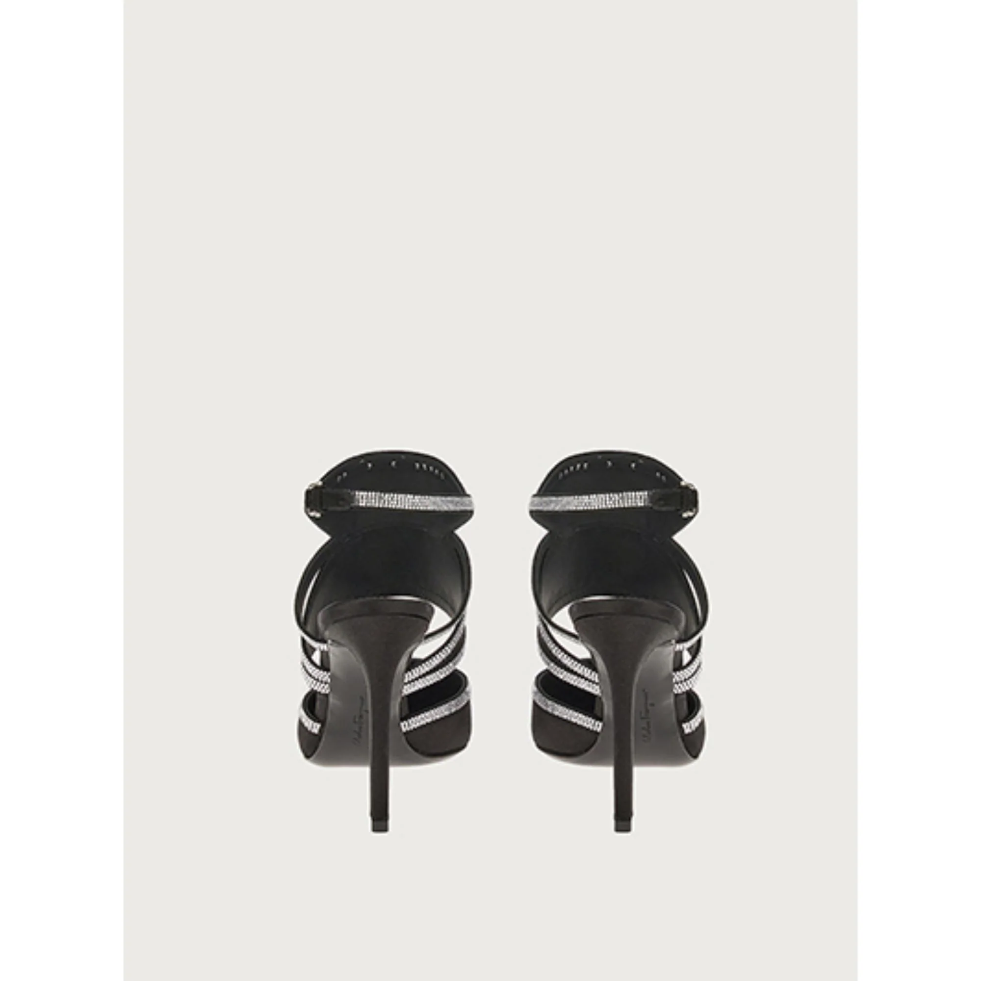 Slingback with Crystals - Black - Image 4