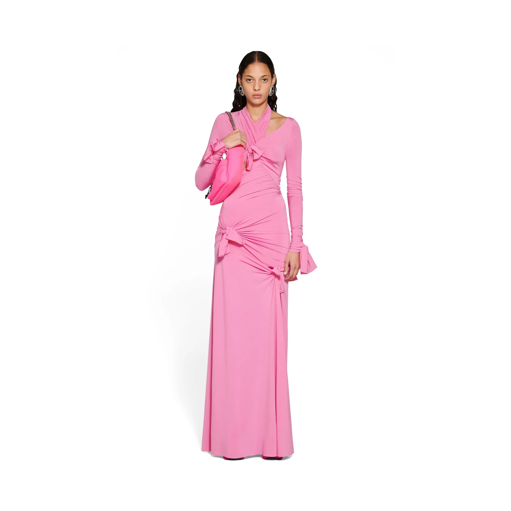 Knot Gown - Pink - Image 4