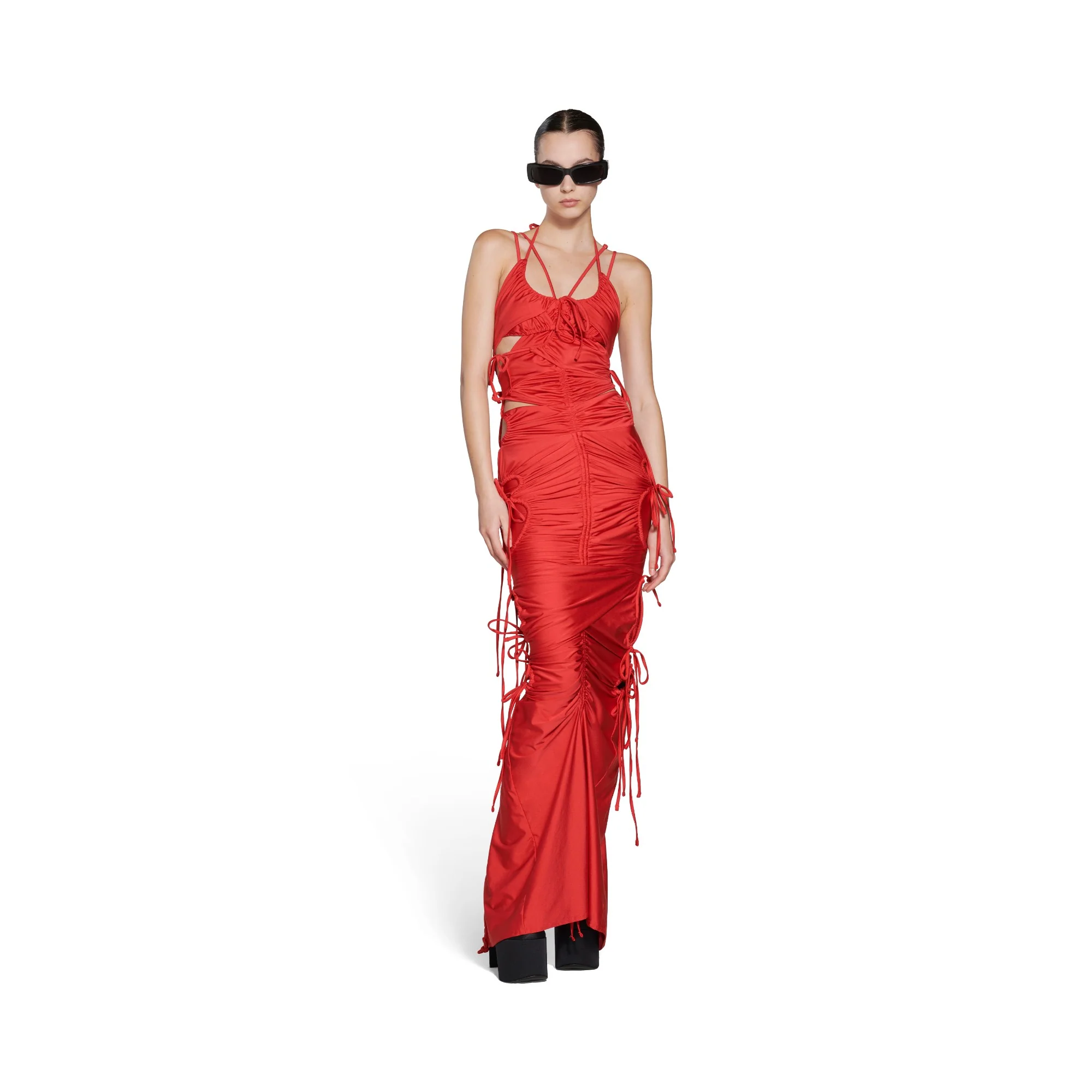 Patched Bikini Dress - Red - Image 3