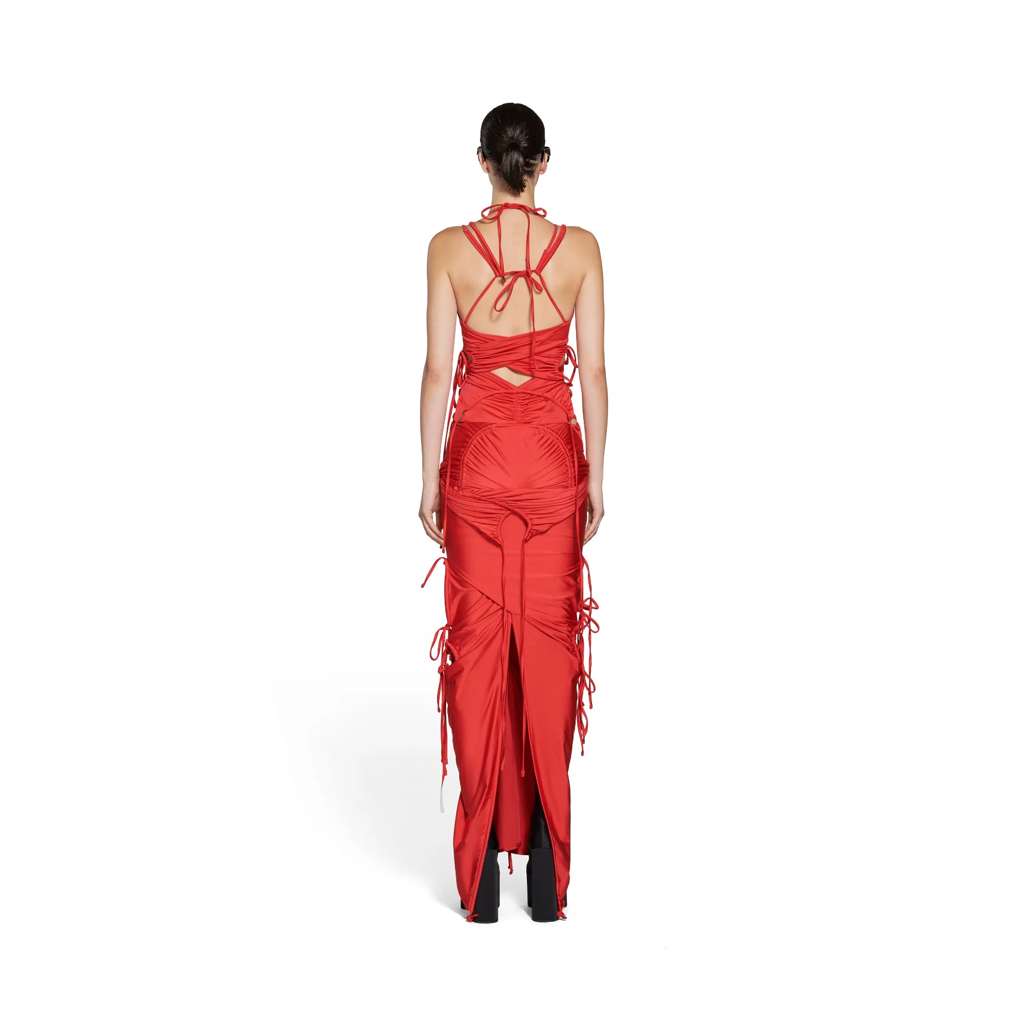 Patched Bikini Dress - Red - Image 4