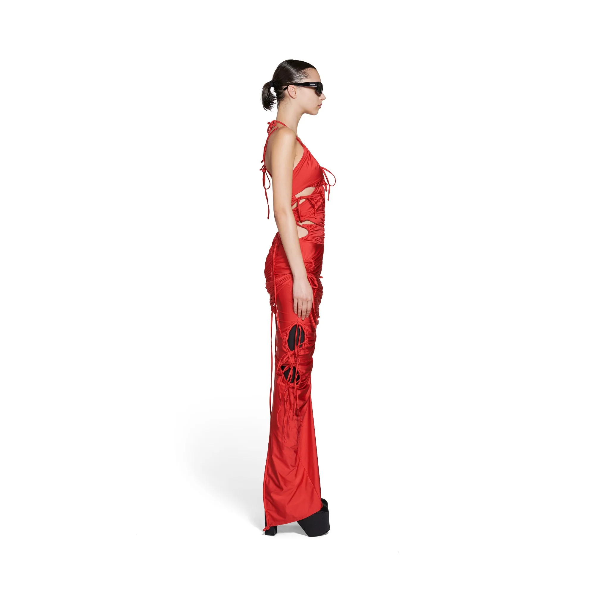 Patched Bikini Dress - Red - Image 5