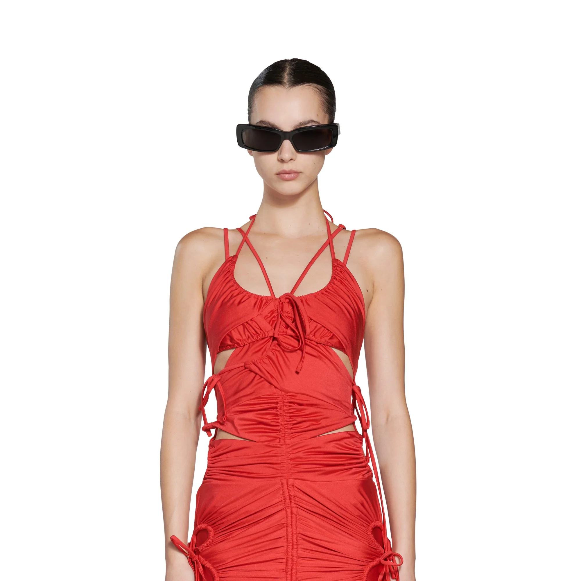 Patched Bikini Dress - Red - Image 6