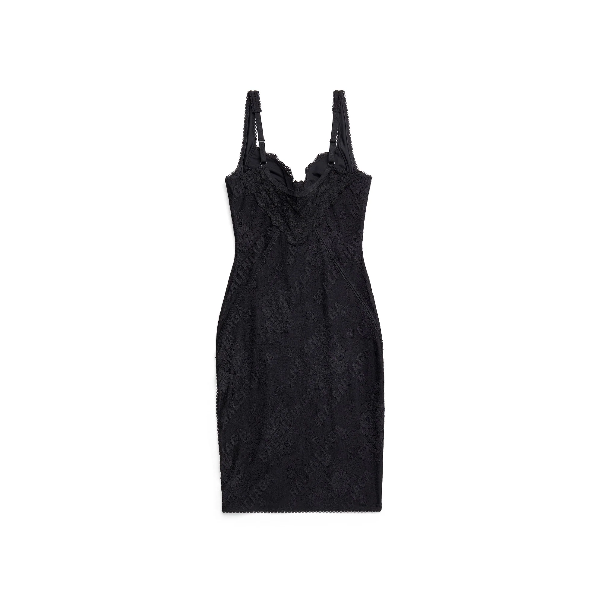 Lingerie Dress - Black - Image 2