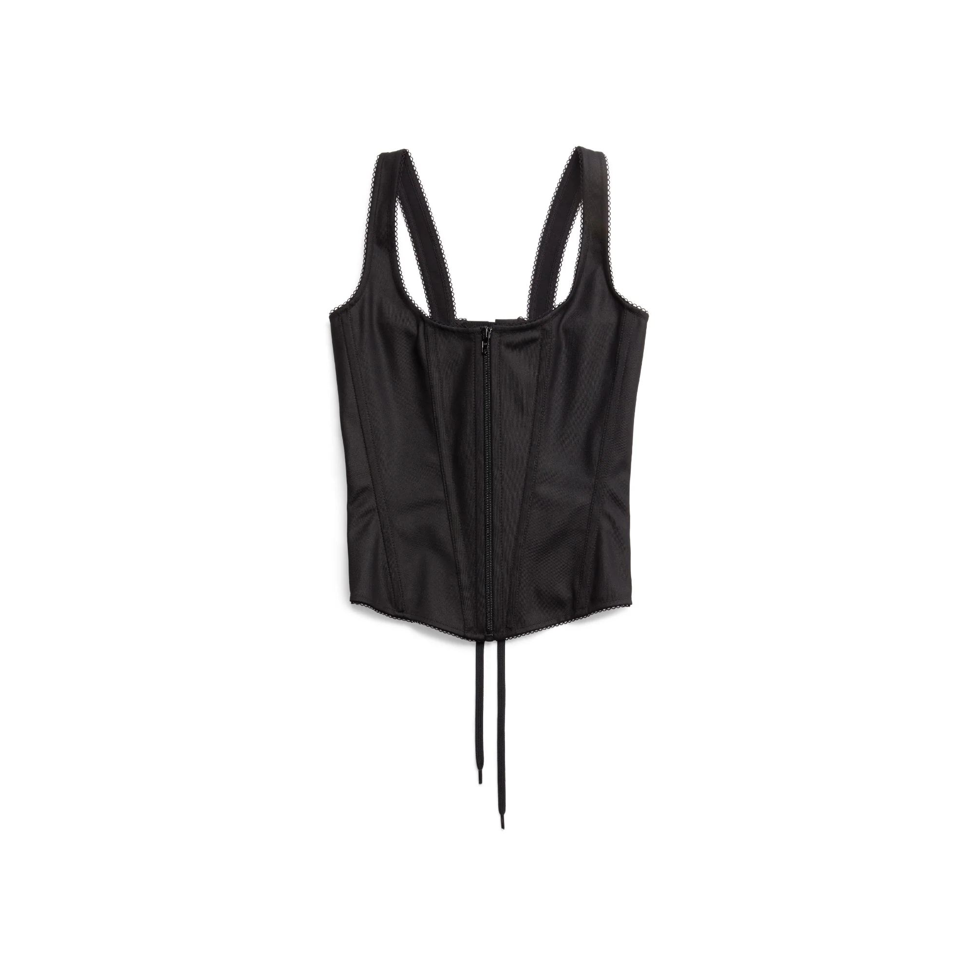 Tank Top Corset - Black