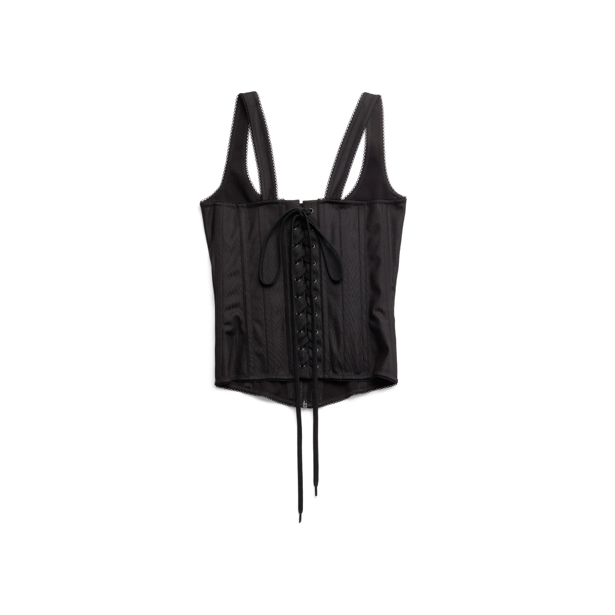 Tank Top Corset - Black - Image 2