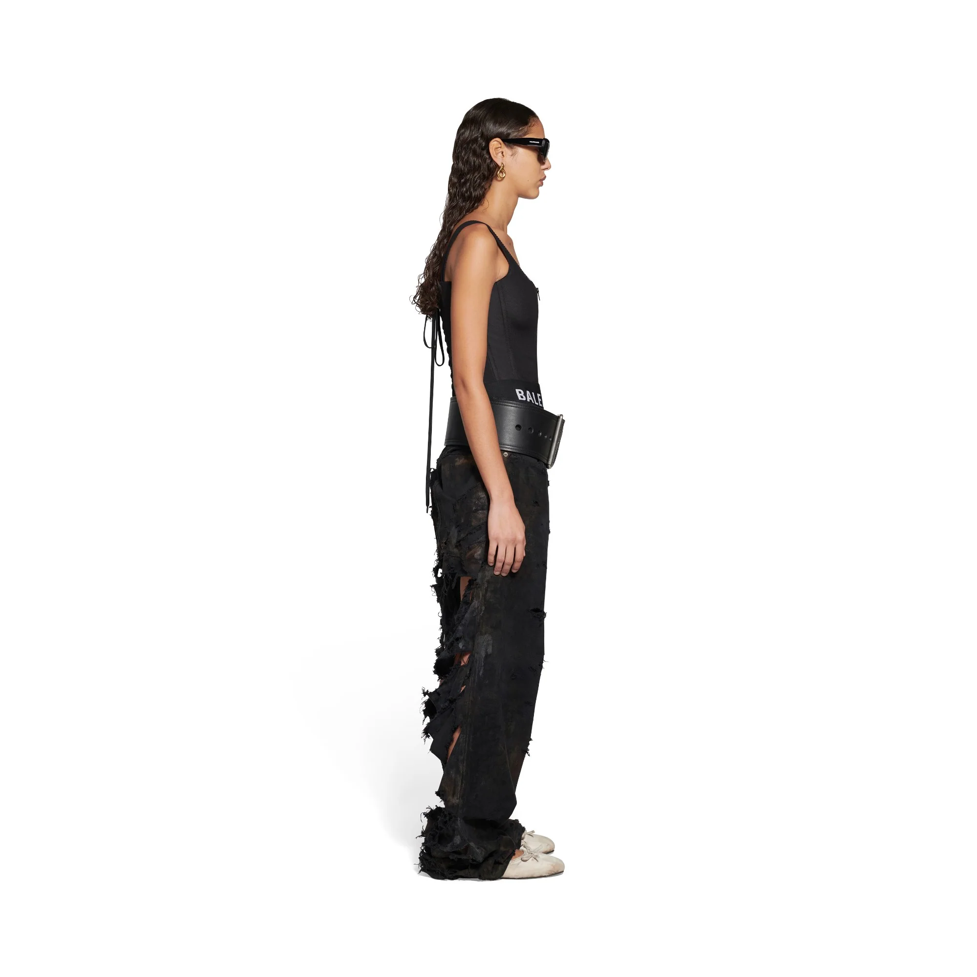 Tank Top Corset - Black - Image 5