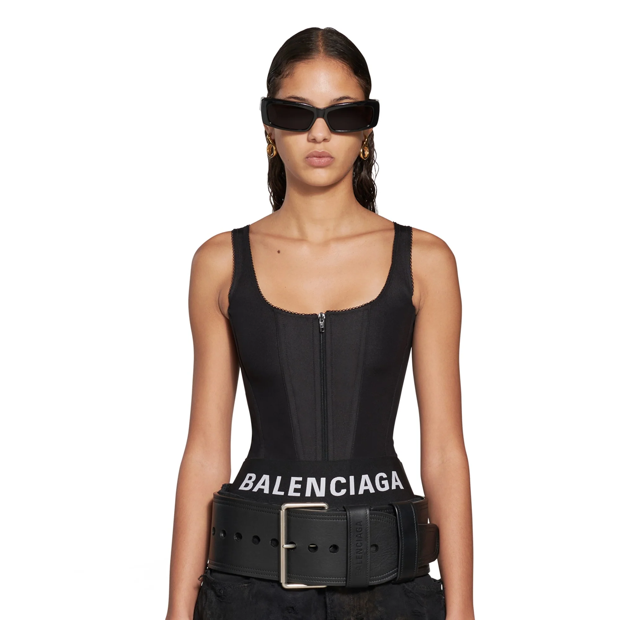 Tank Top Corset - Black - Image 6
