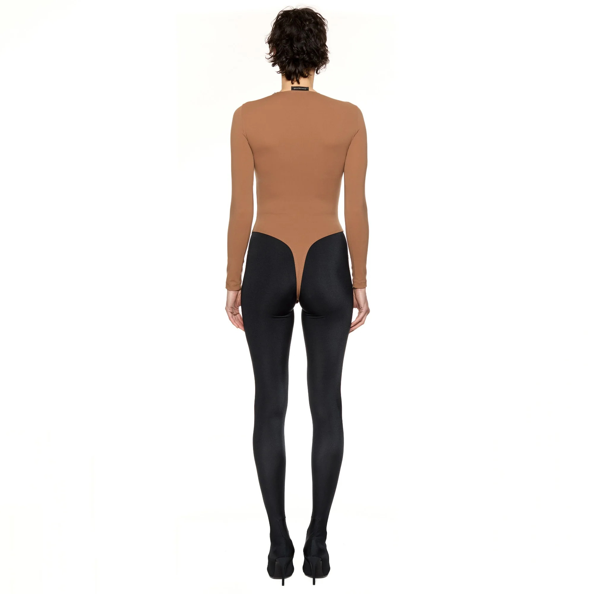 Fitted Top - Tan - Image 4