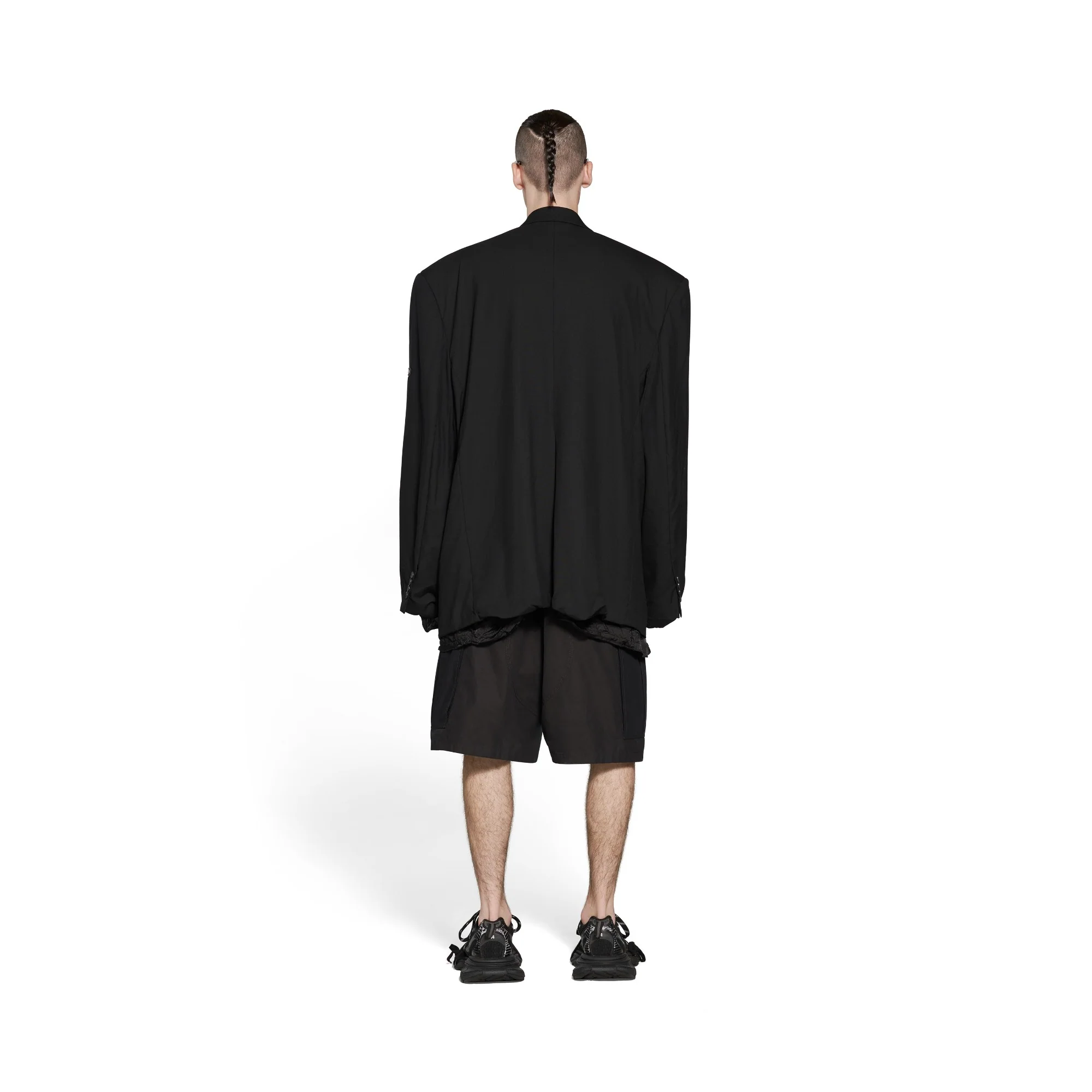 Skater Tailored Jacket - Black - Image 5