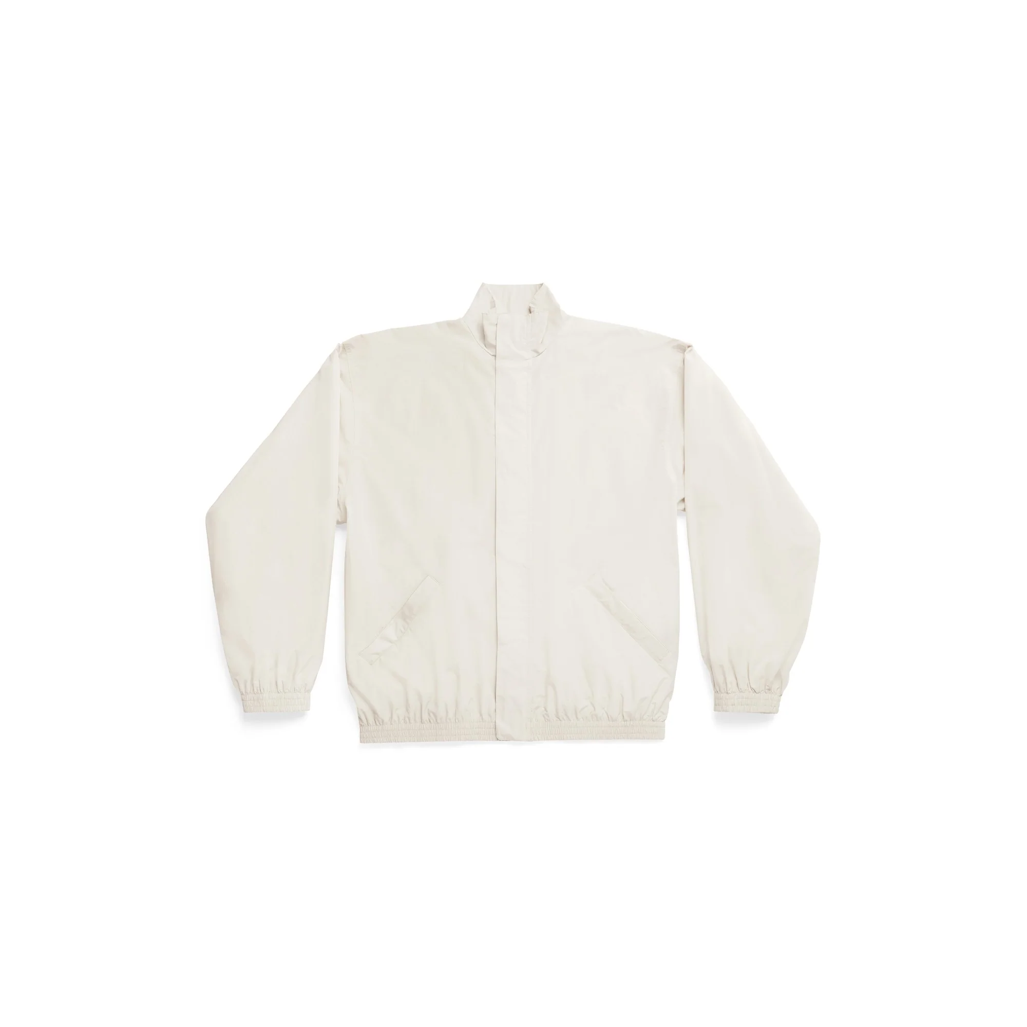 Minimal Tracksuit Jacket - Cement Beige