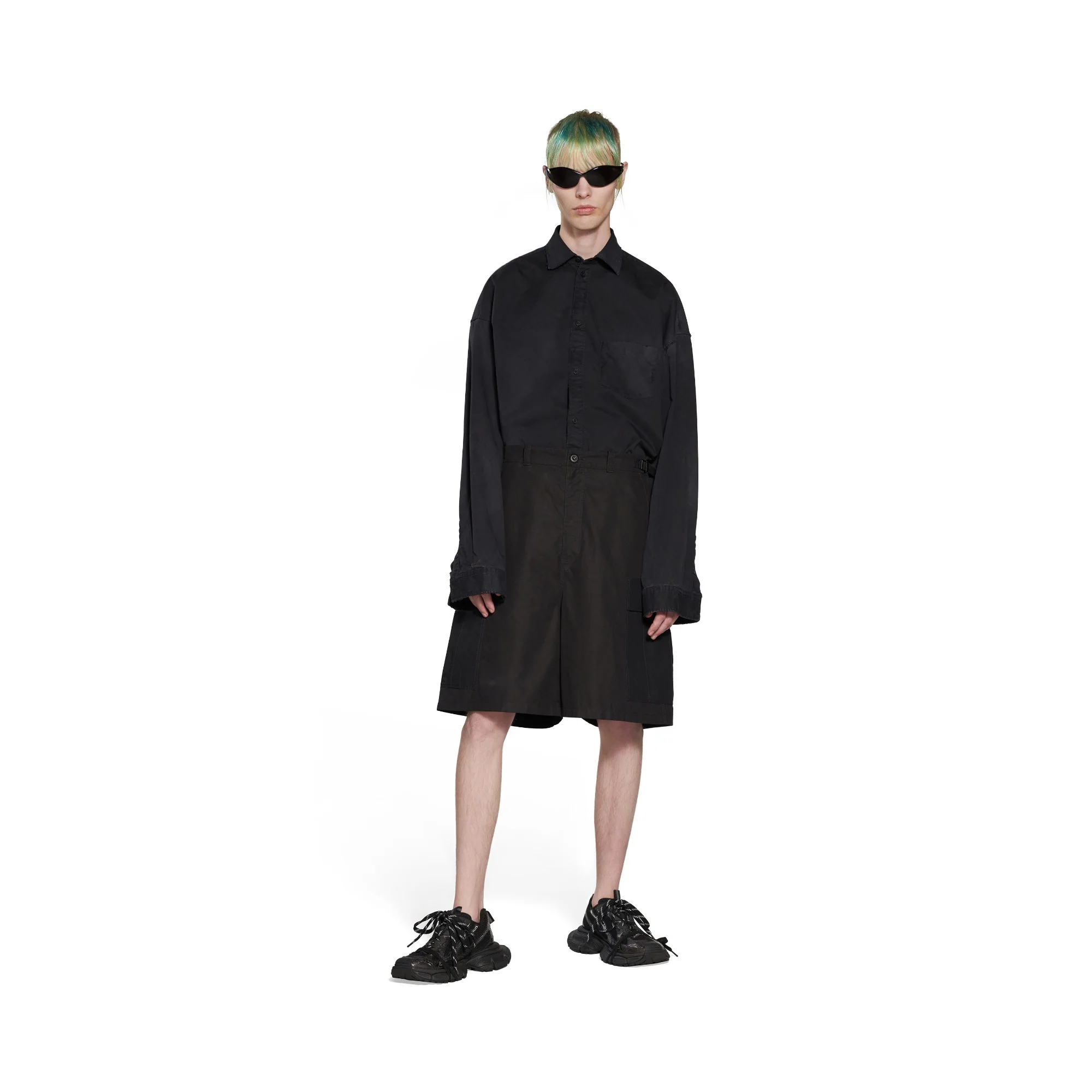 Cargo Shorts - Black - Image 4