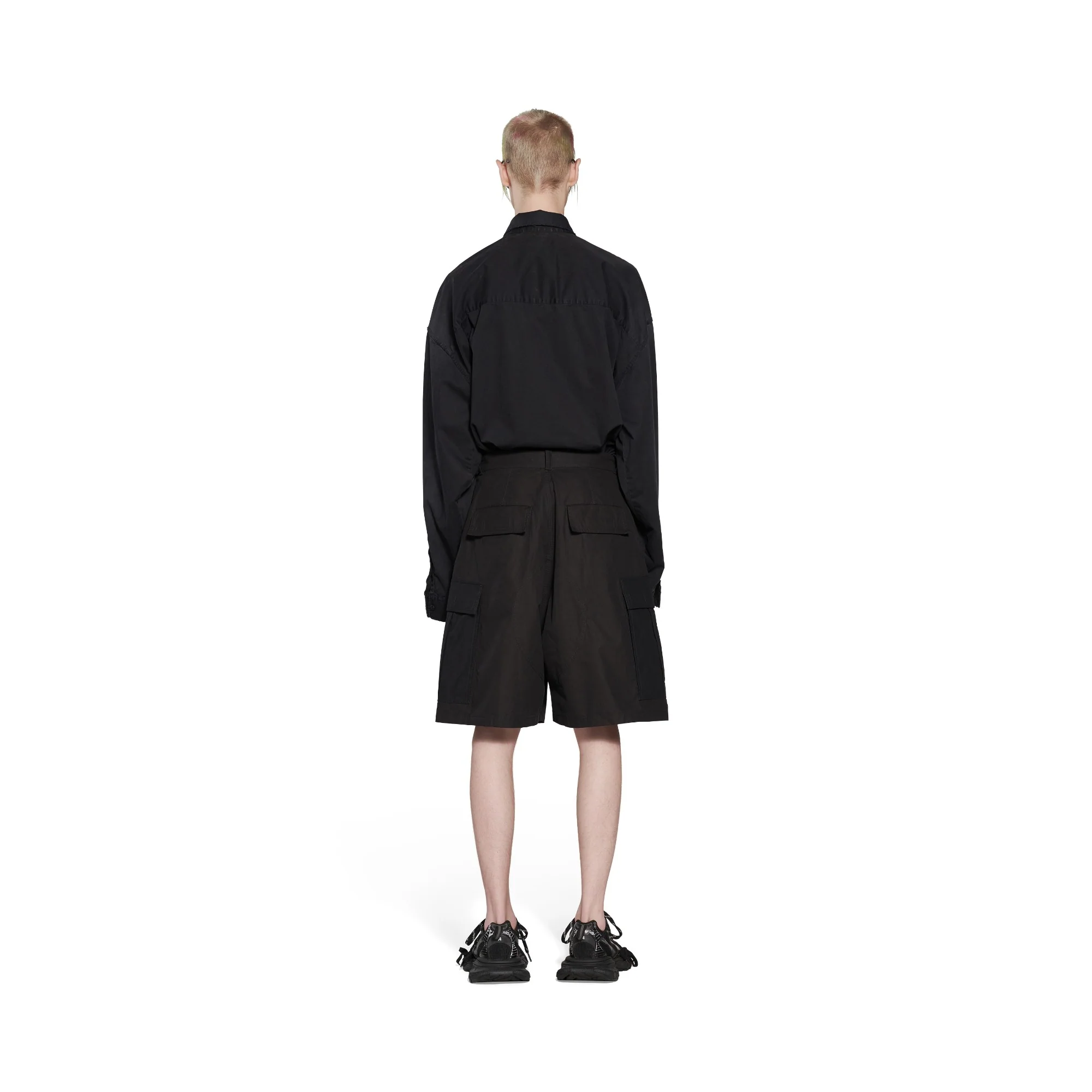 Cargo Shorts - Black - Image 5