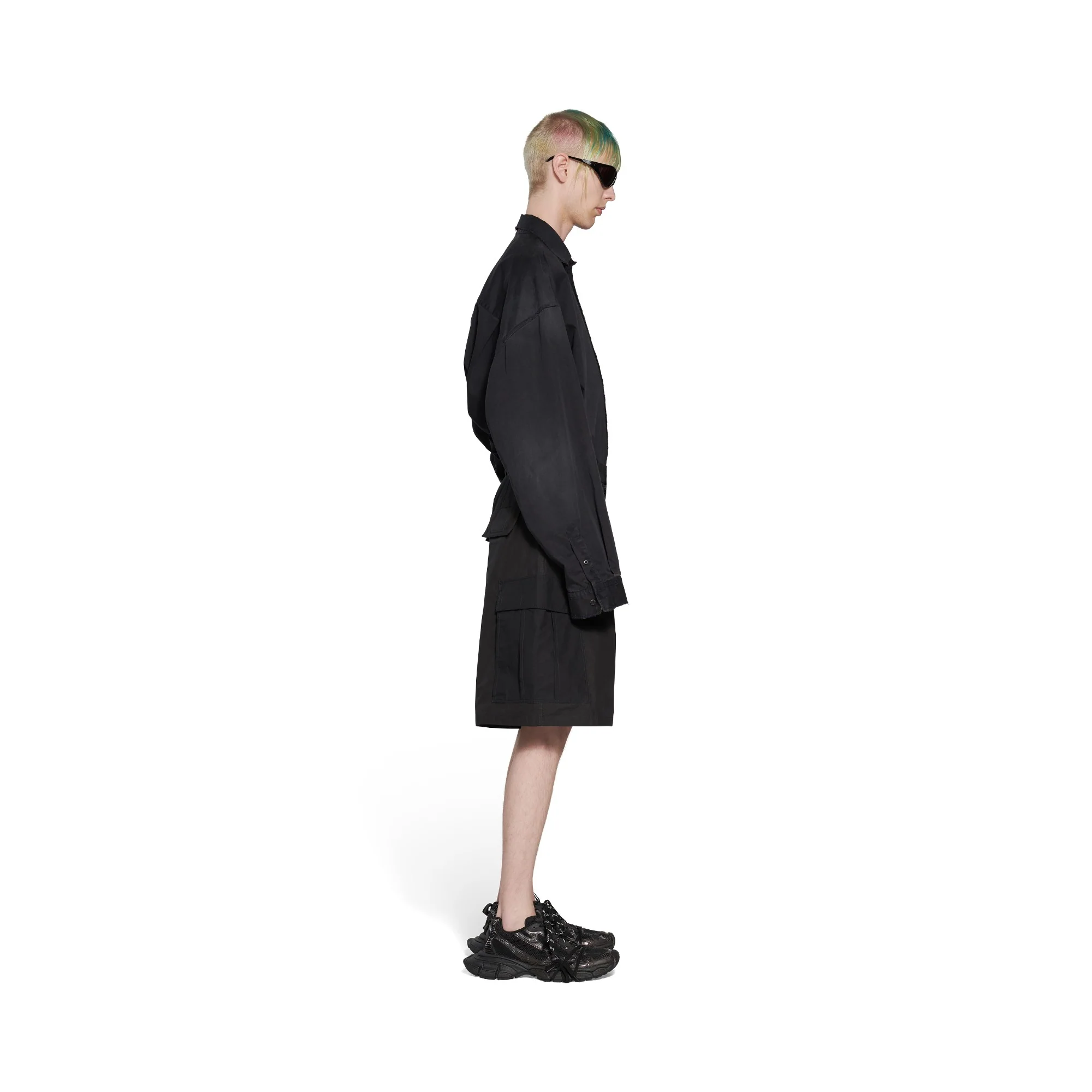 Cargo Shorts - Black - Image 6