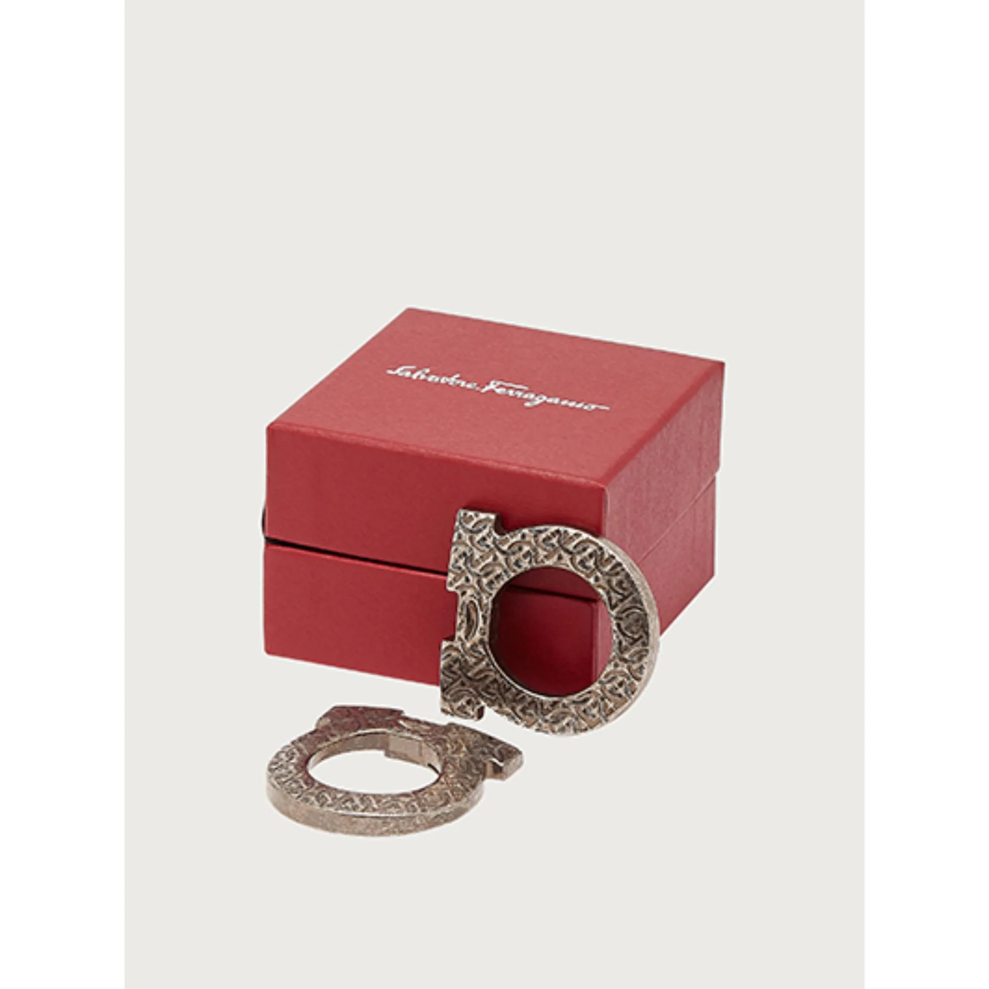 Interchangeable Gancini Switch Buckle - Antique Palladium - Image 2