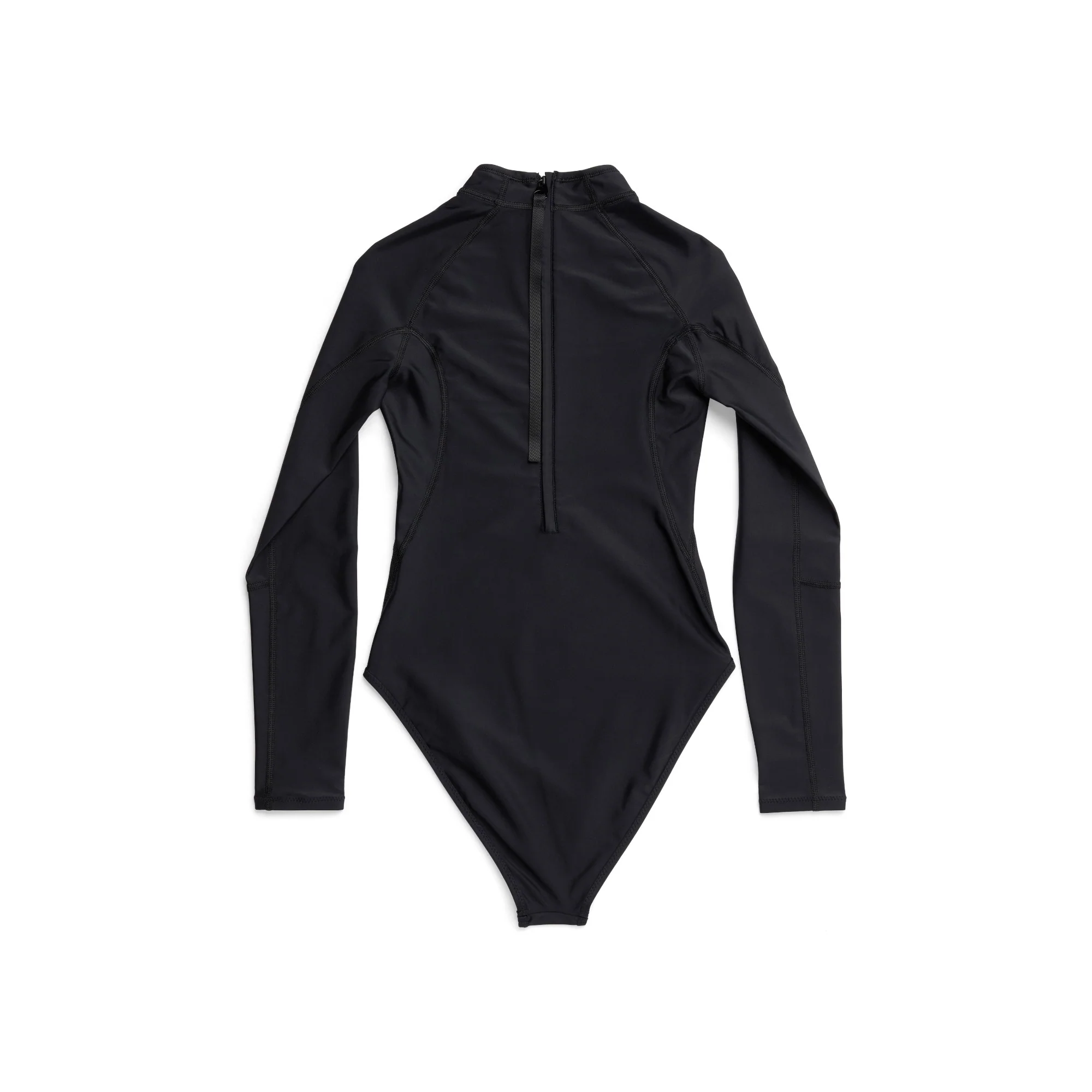 Long Sleeve Swimsuit - Black/White - Image 2