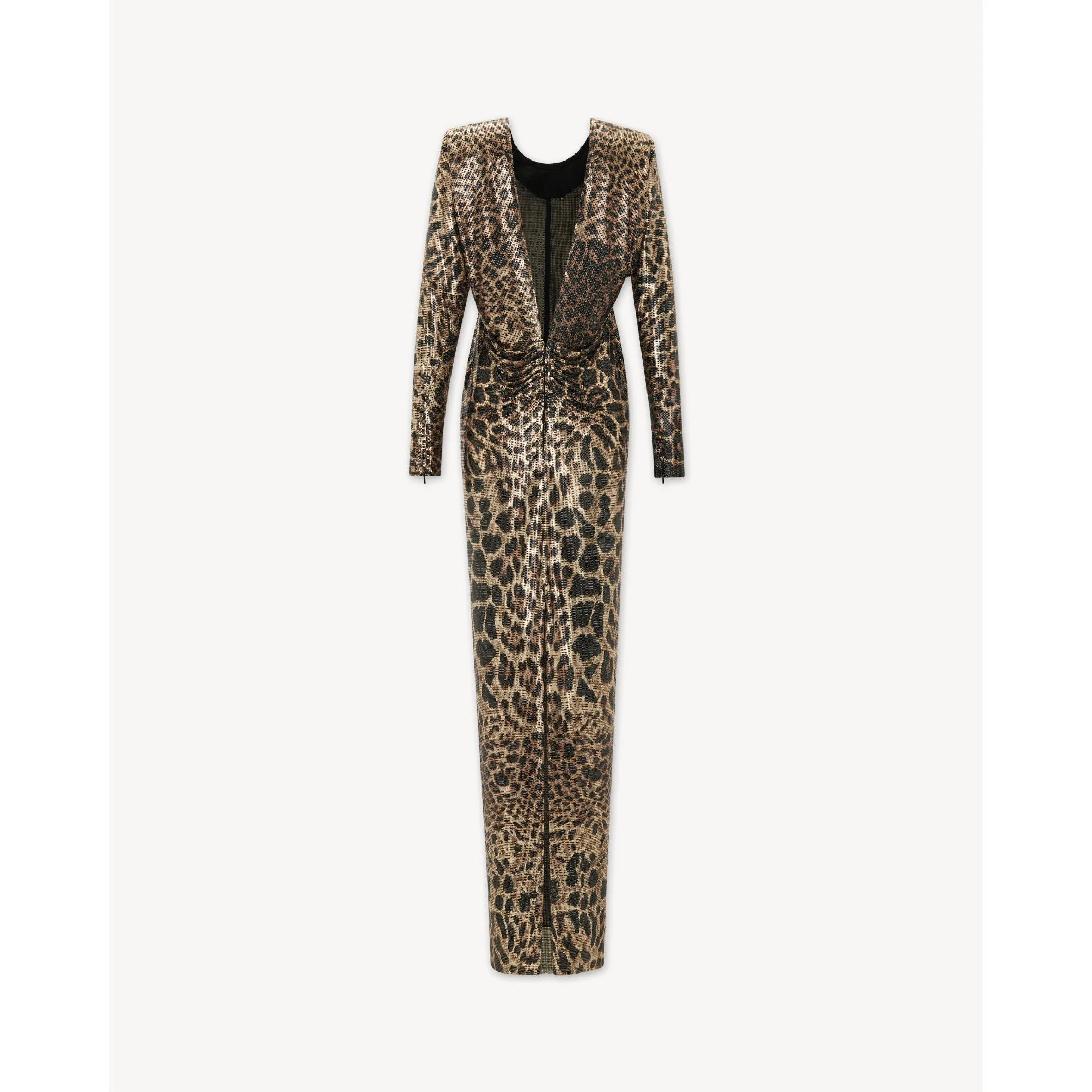 Robe Mesh Leopard - Fauve - Image 2