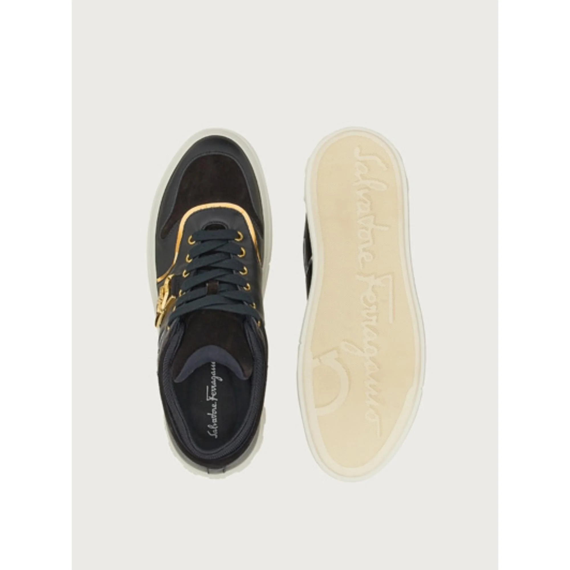 Sneakers with Sf Ornament - Black - Image 3
