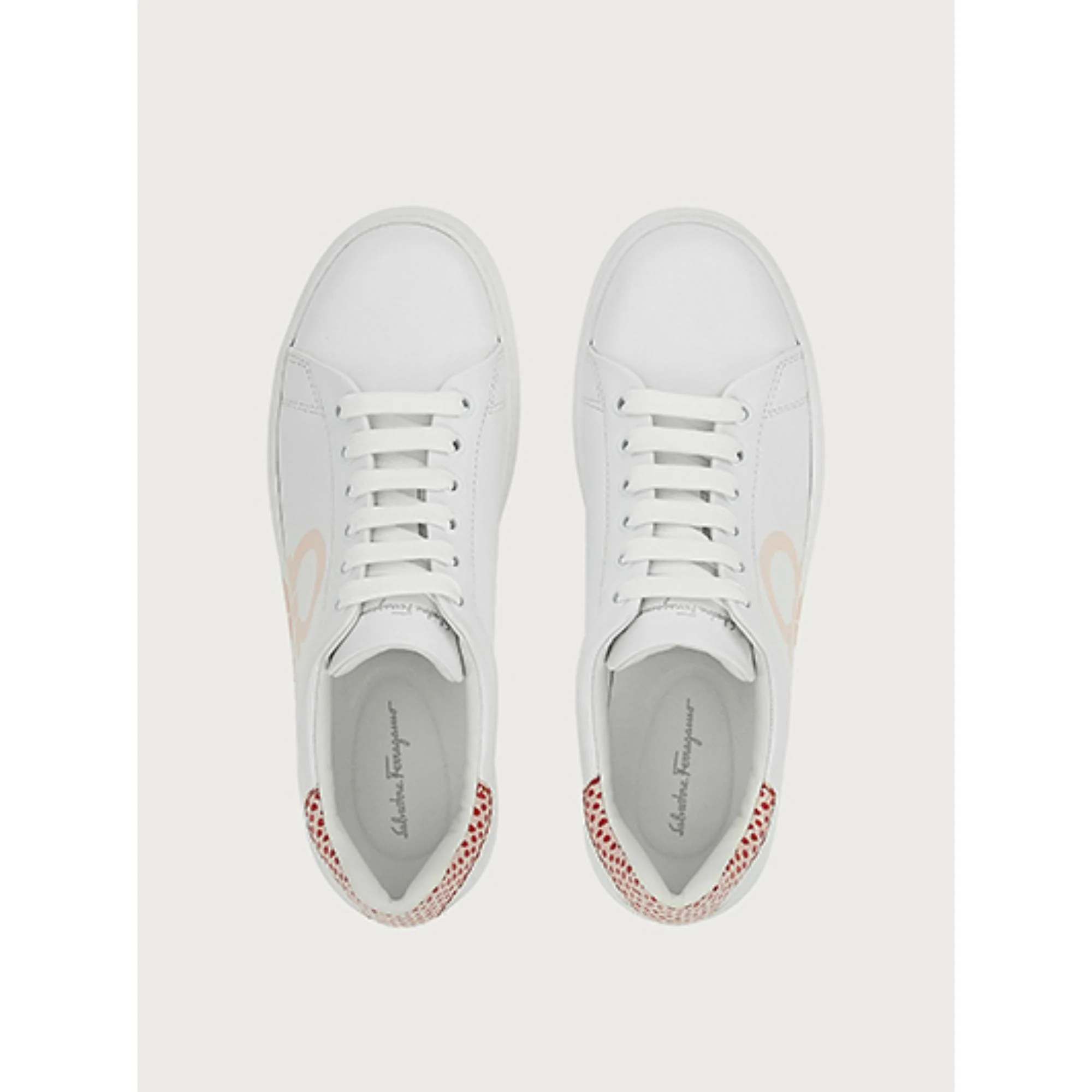 Gancini Sneakers - White/Nylund Pink - Image 2