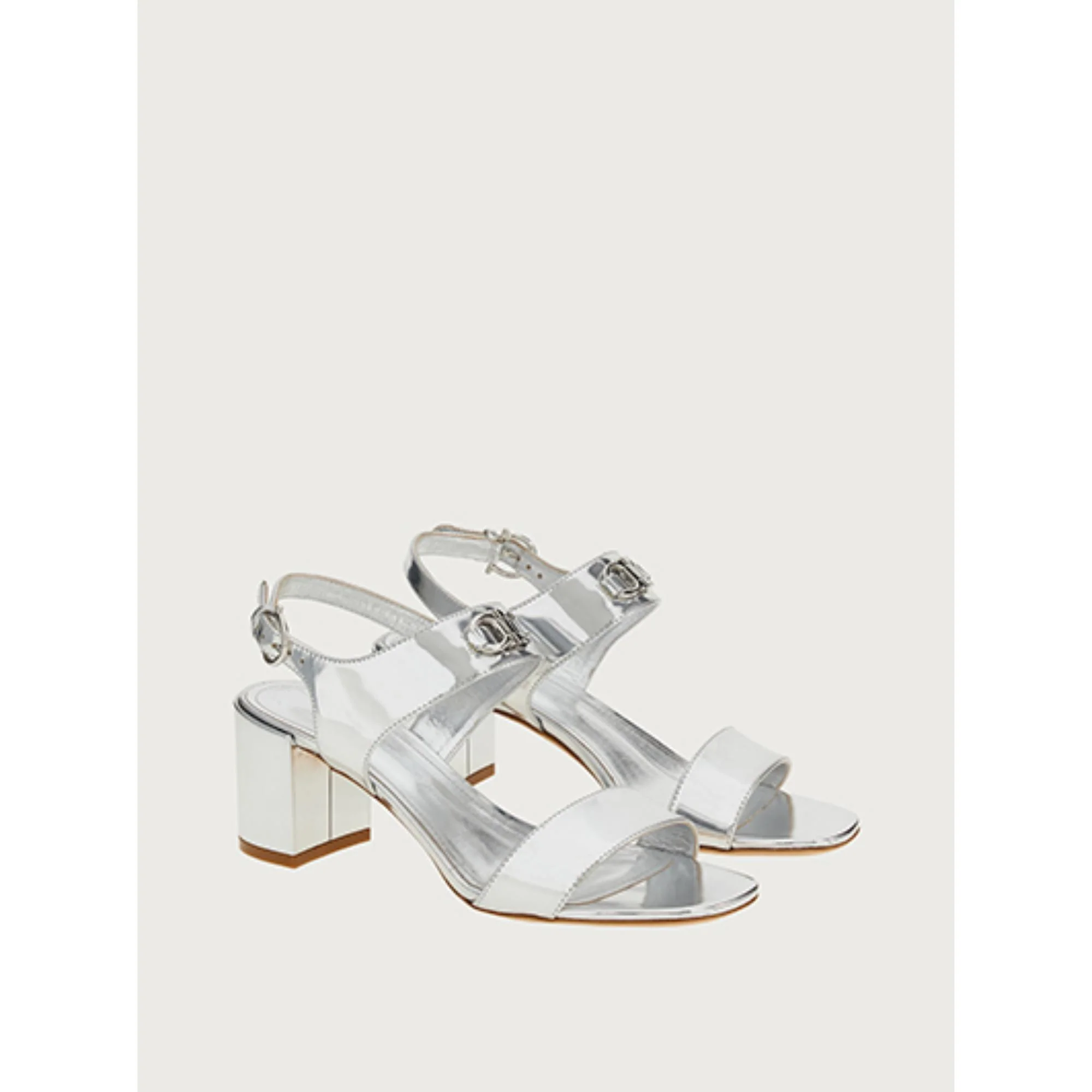 Gancini Sandals - Silver - Image 3
