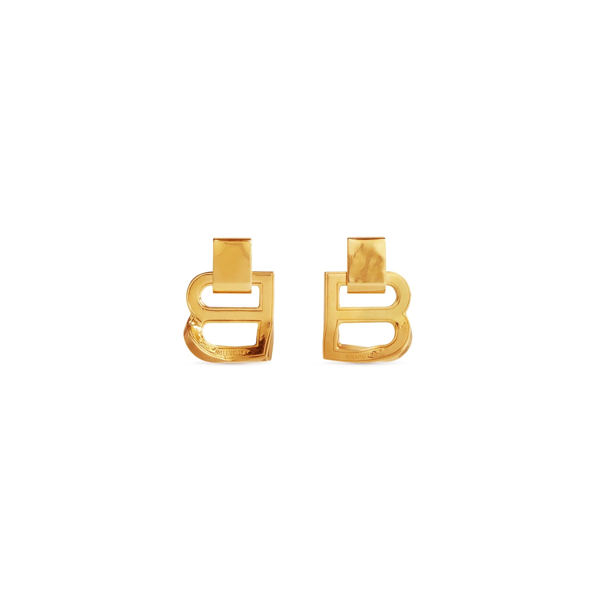 Hourglass Crash M Earrings P - Gold