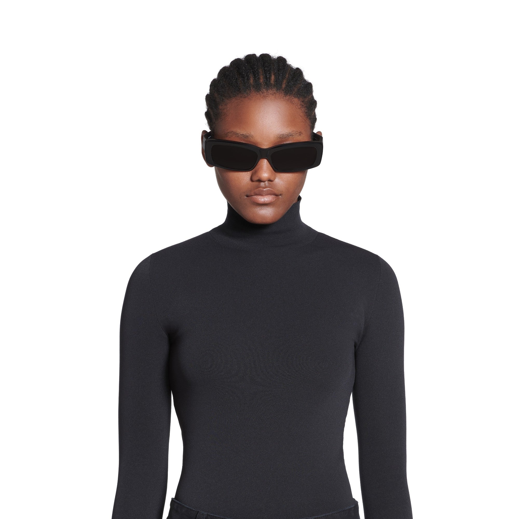 Tight Turtleneck Sweater - Black - Image 6
