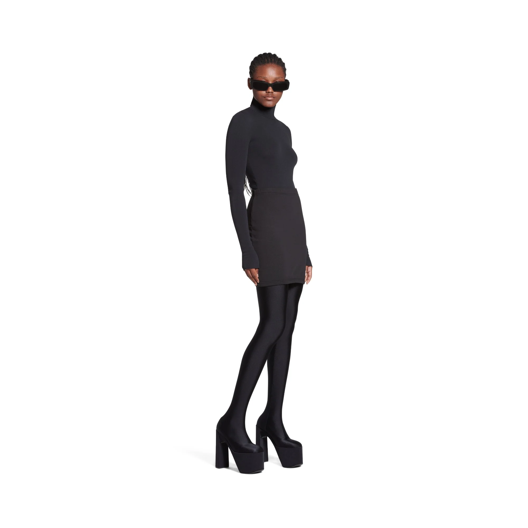 Mini Skirt - Washed Black - Image 3